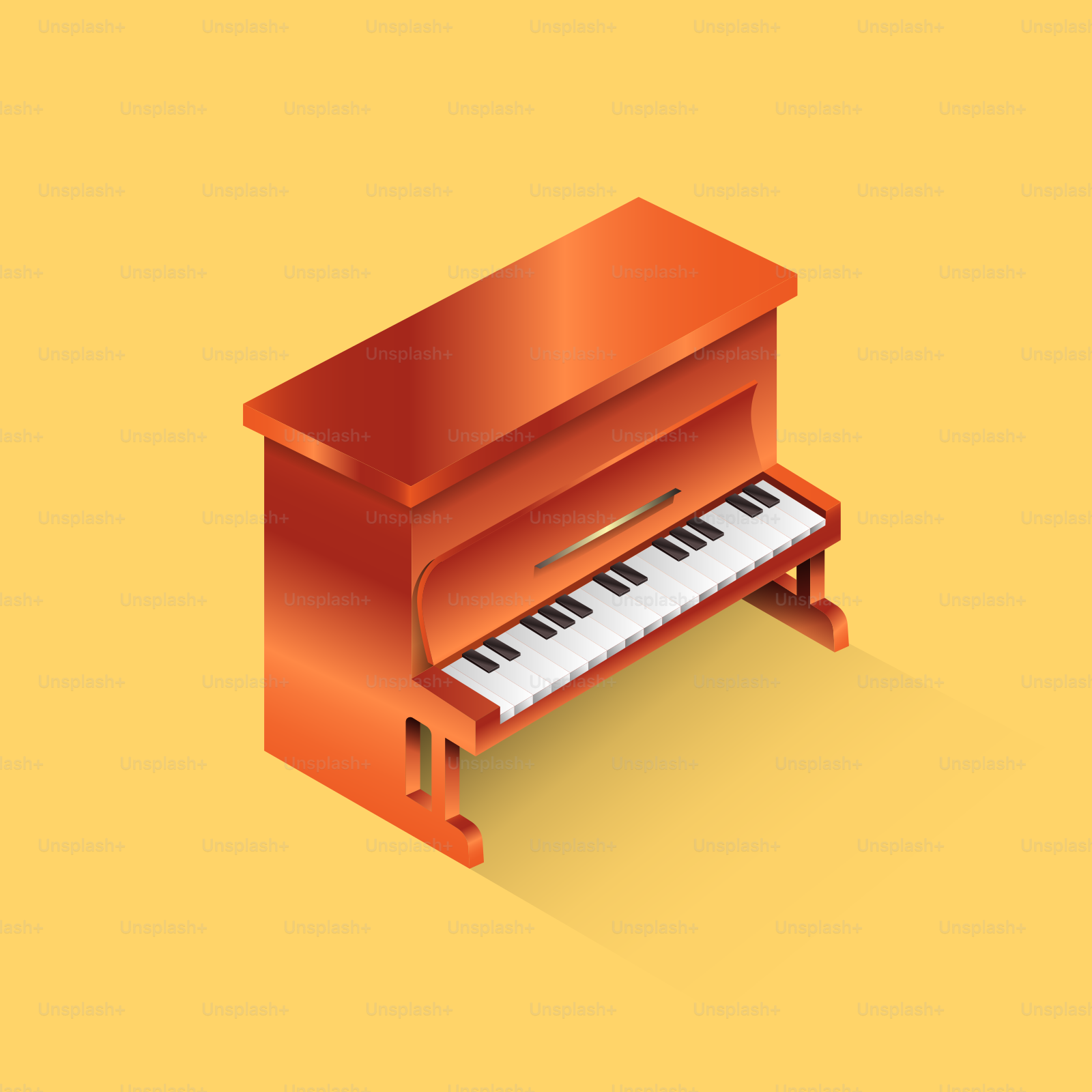 Uma imagem de um piano azul com teclas vermelhas e pretas vetor – Imagem  grátis sobre Música na Unsplash, image size:3000x3000