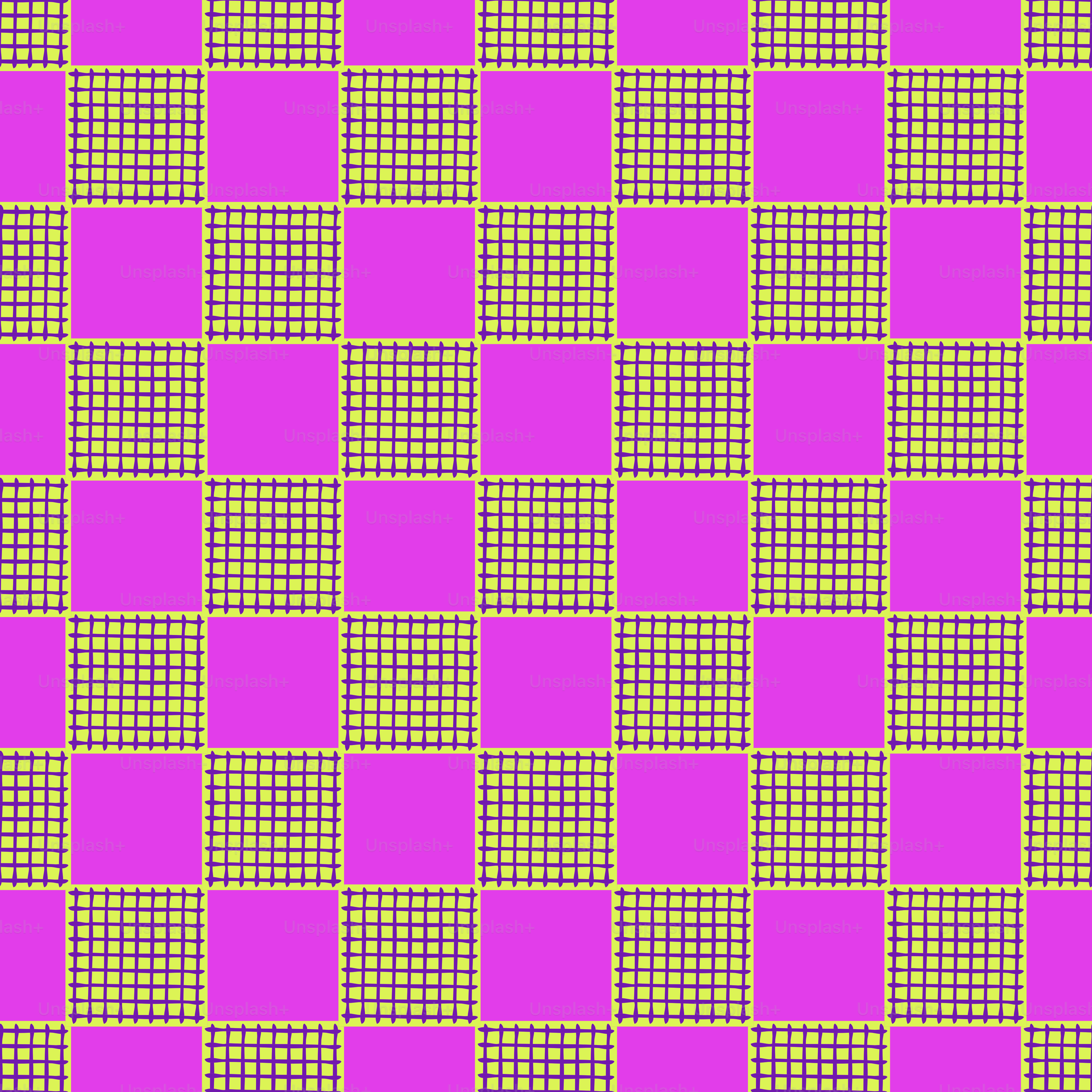 Pink and yellow checkered squares pattern vector – Wallpaper Image on ...