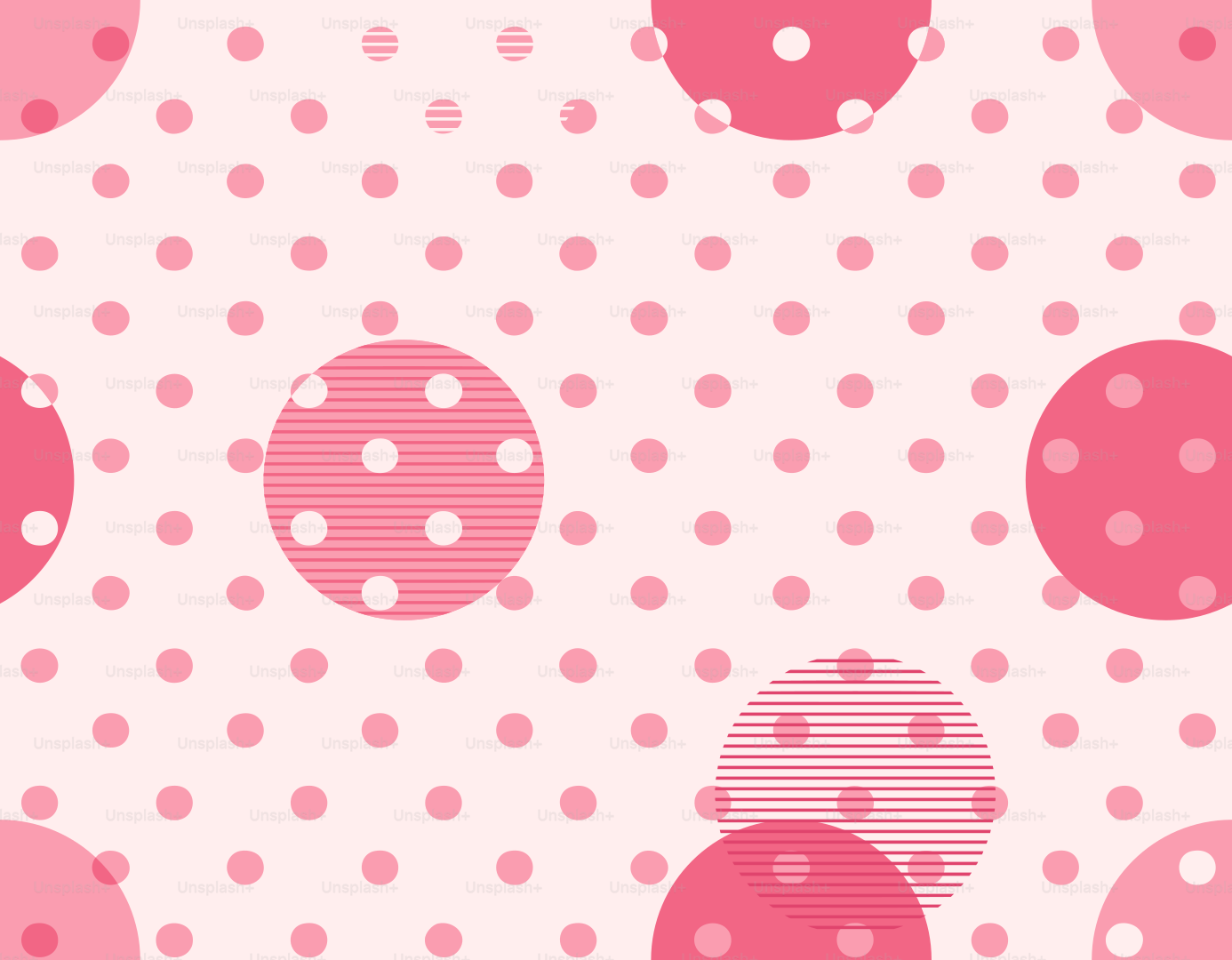 Bolinhas e círculos rosas sobre um fundo claro. vetor – Imagem sobre Papel  de parede na Unsplash, image size:3000x2337