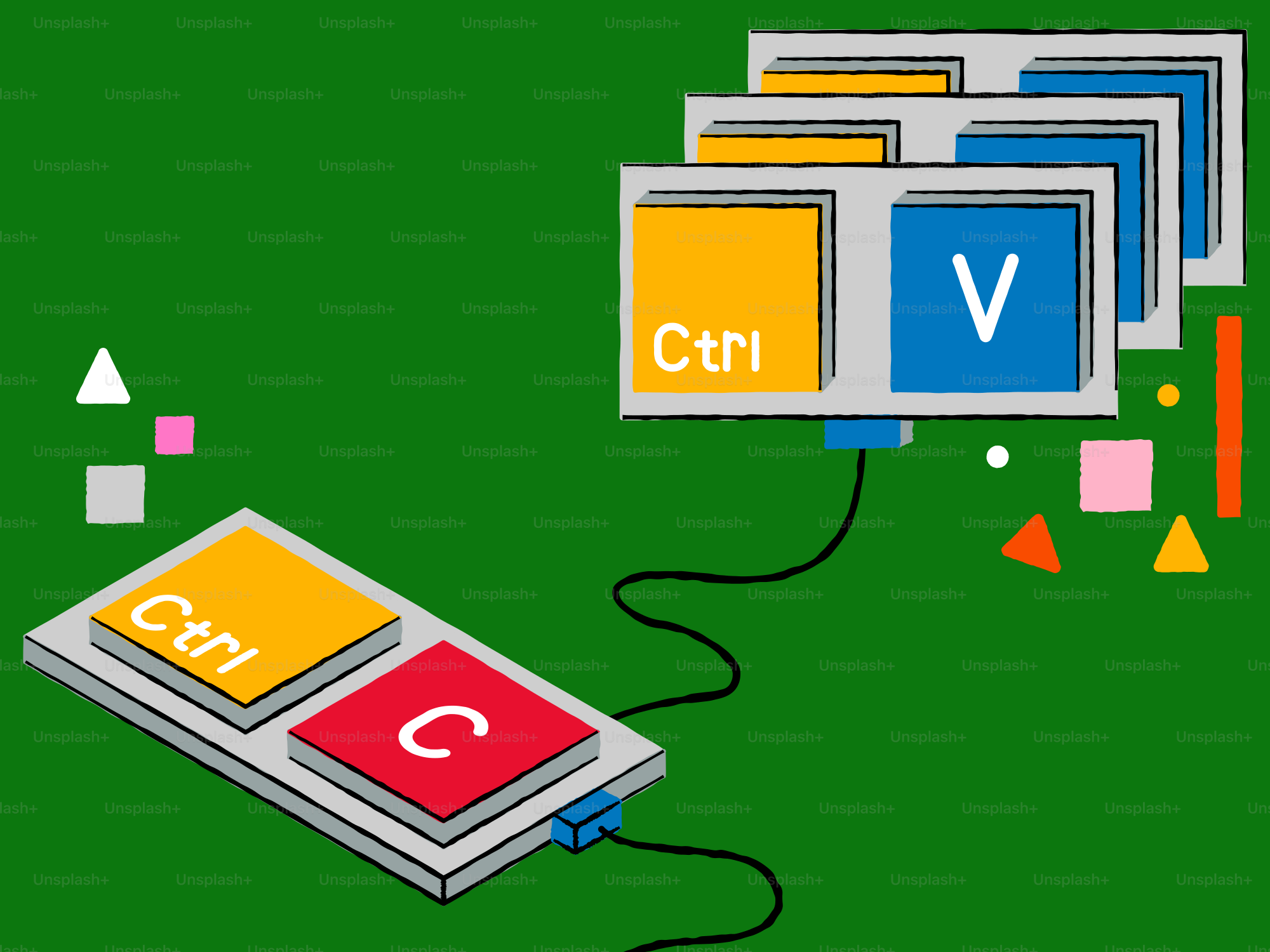 キーボードキーでコンセプトをコピー&ペーストします。