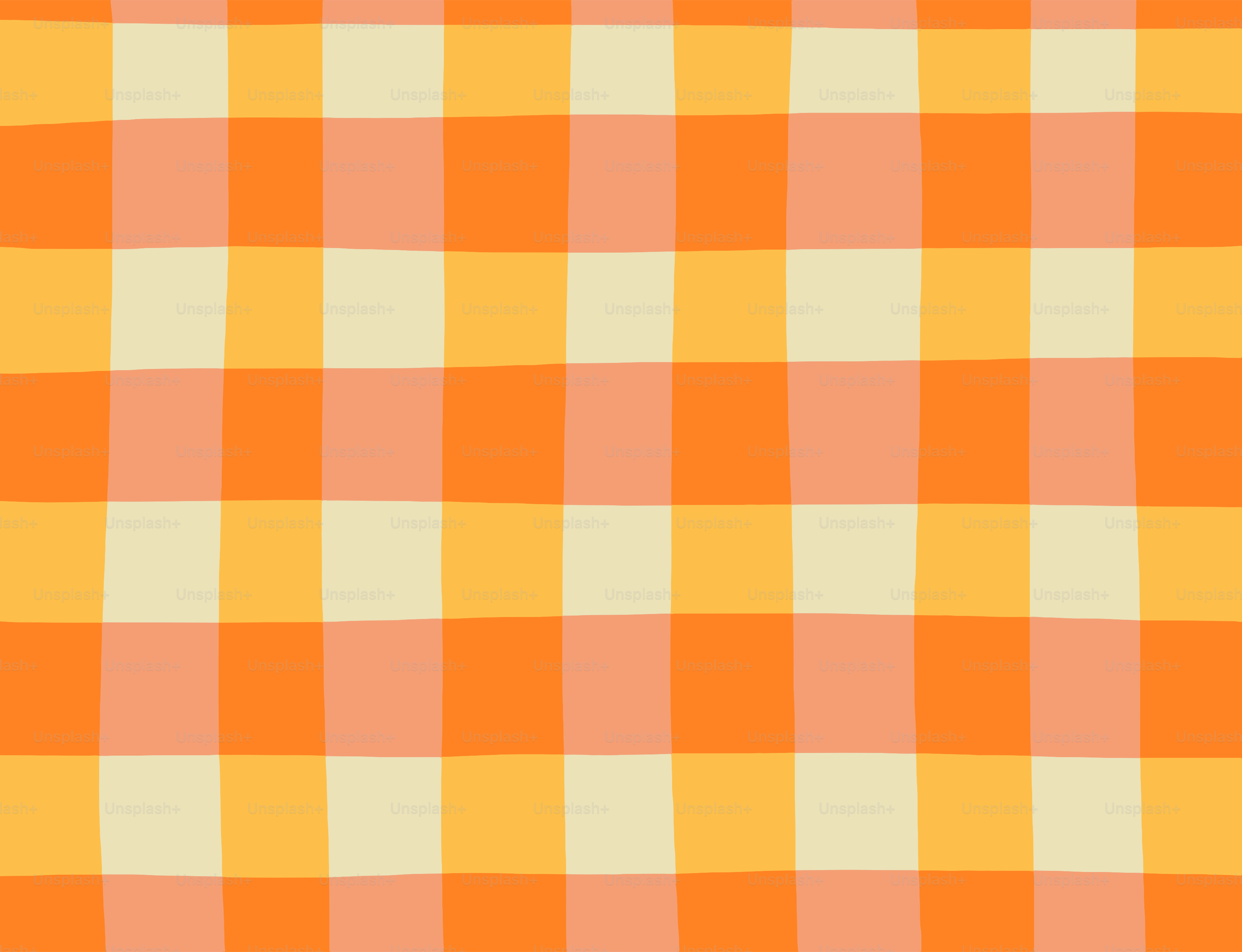 Orange and yellow checkered pattern