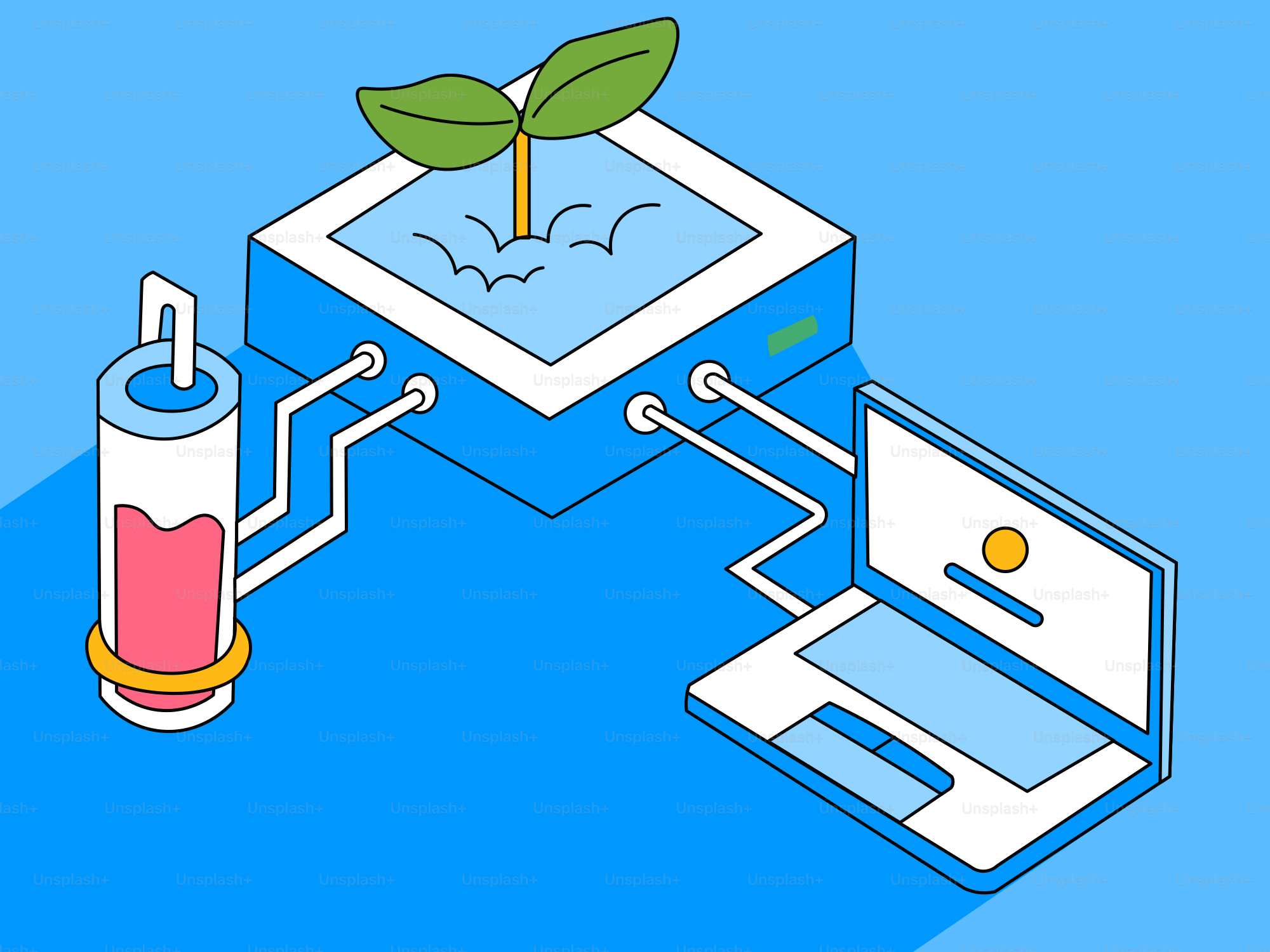 Tecnología y naturaleza creciendo juntas