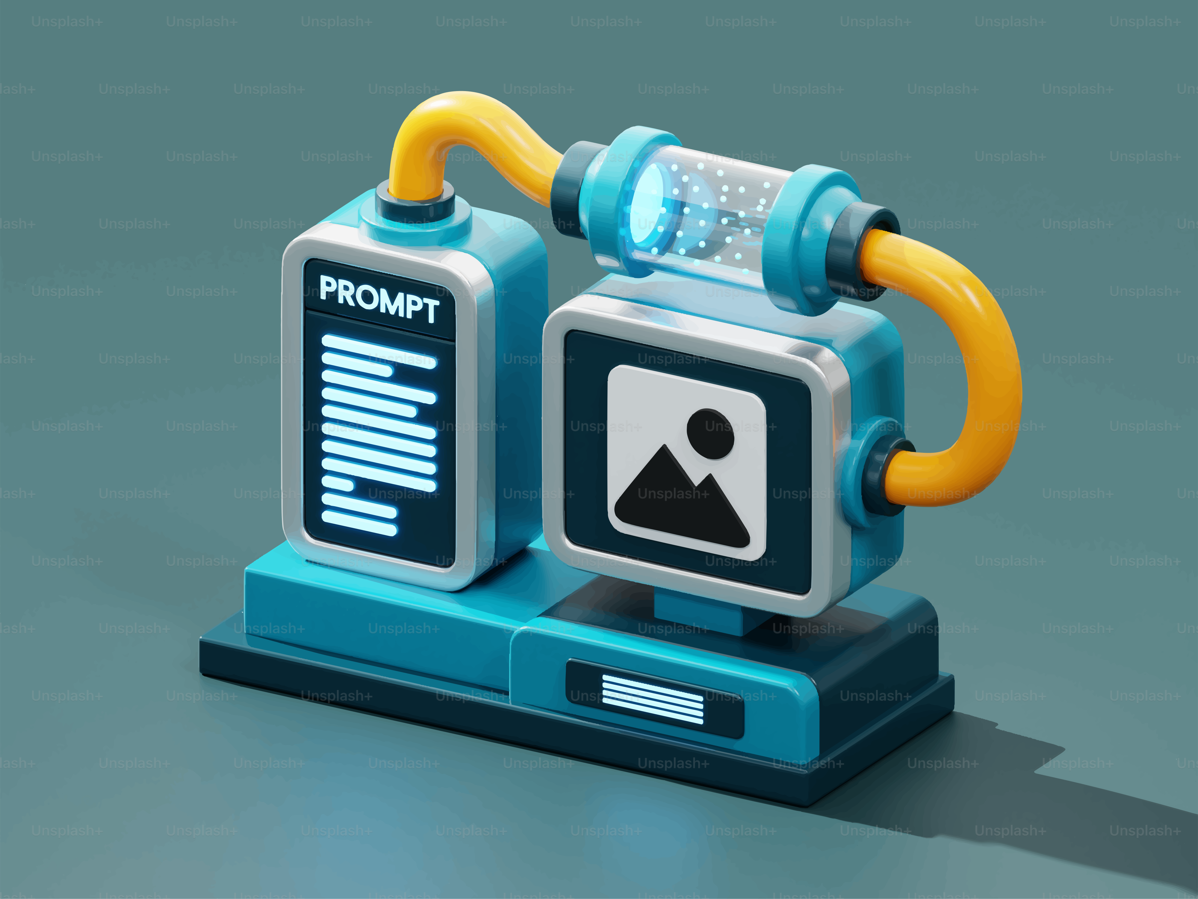 Abstract machine generating an image from a prompt vector – Technology ...