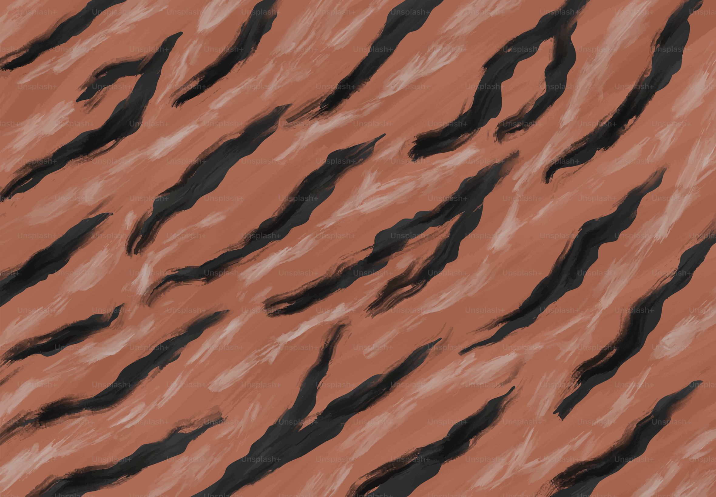 Close-up of tiger stripes pattern