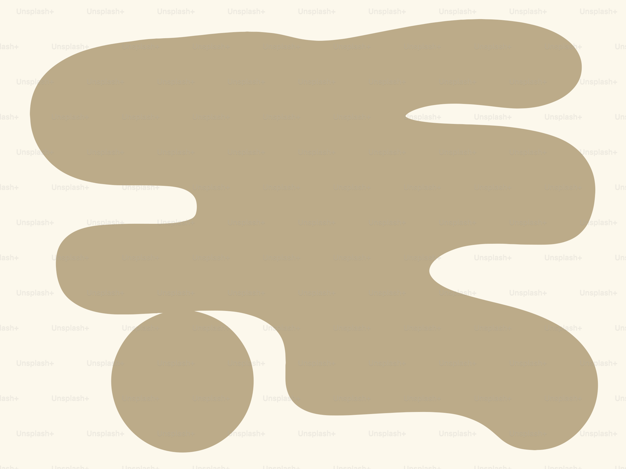 Abstract beige shapes on a cream background