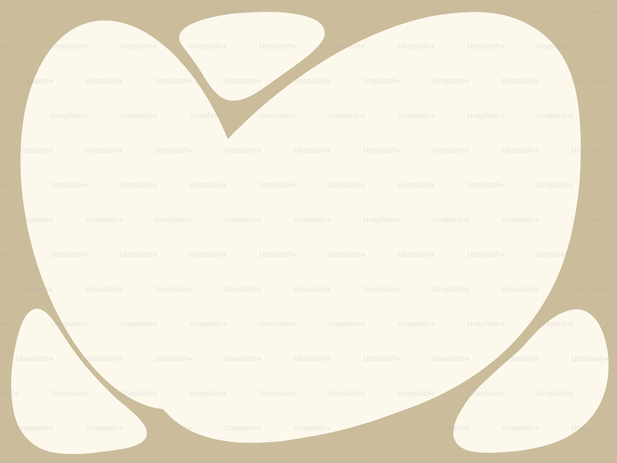 Abstract organic shapes on a beige background