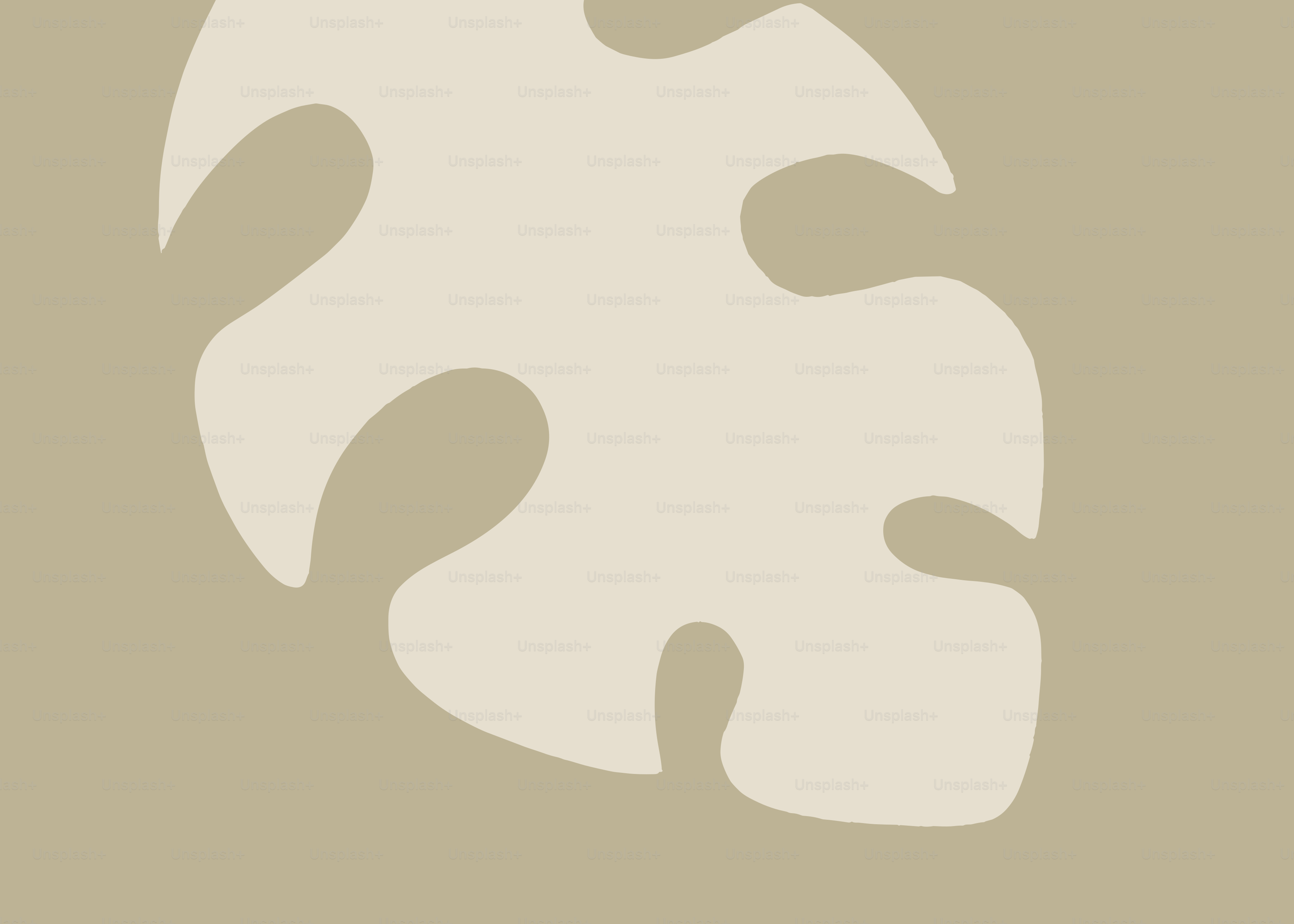 A minimalist monstera leaf pattern on a beige background