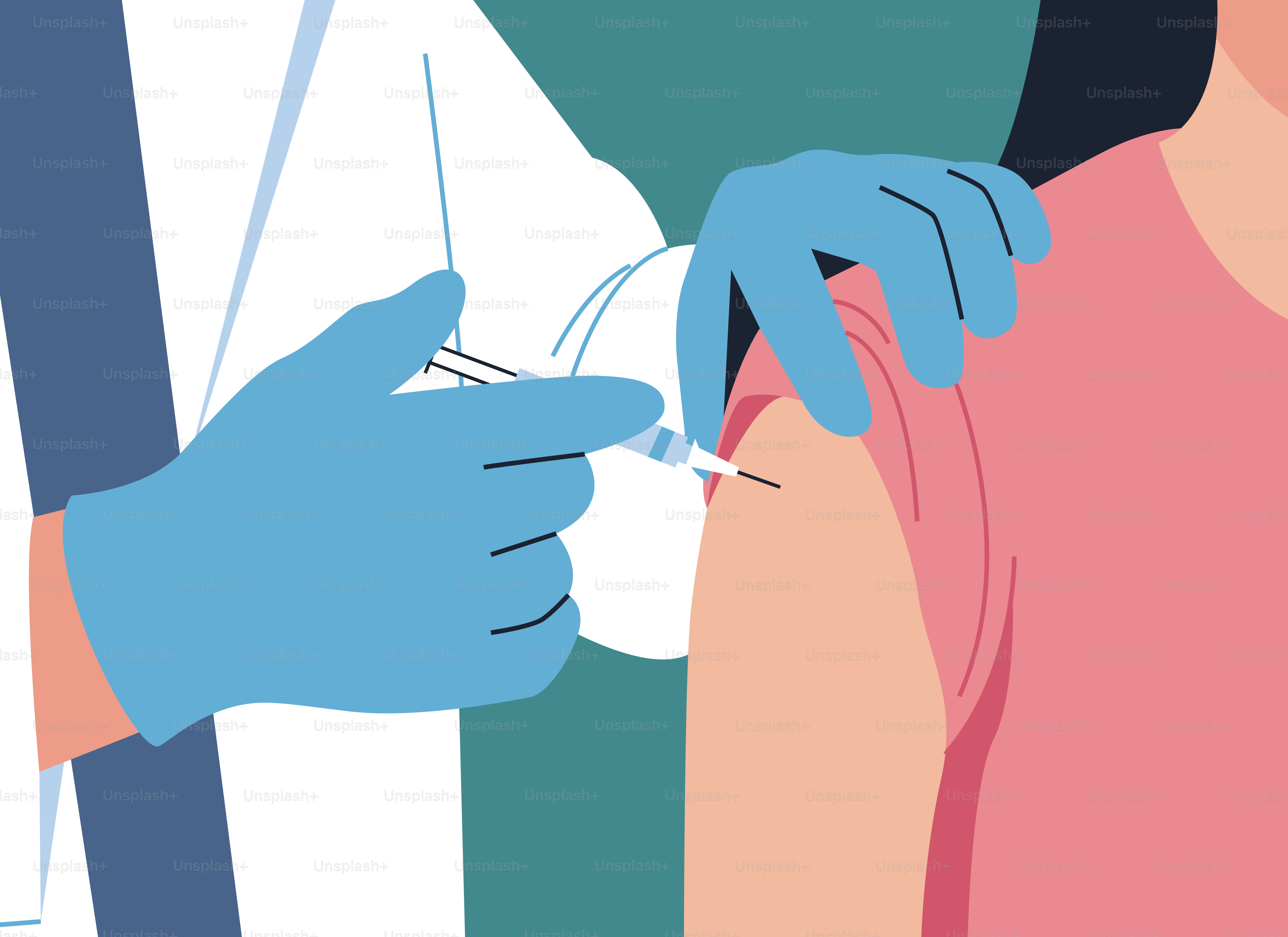 Der Arzt verabreicht Patienteninjektion in den Arm