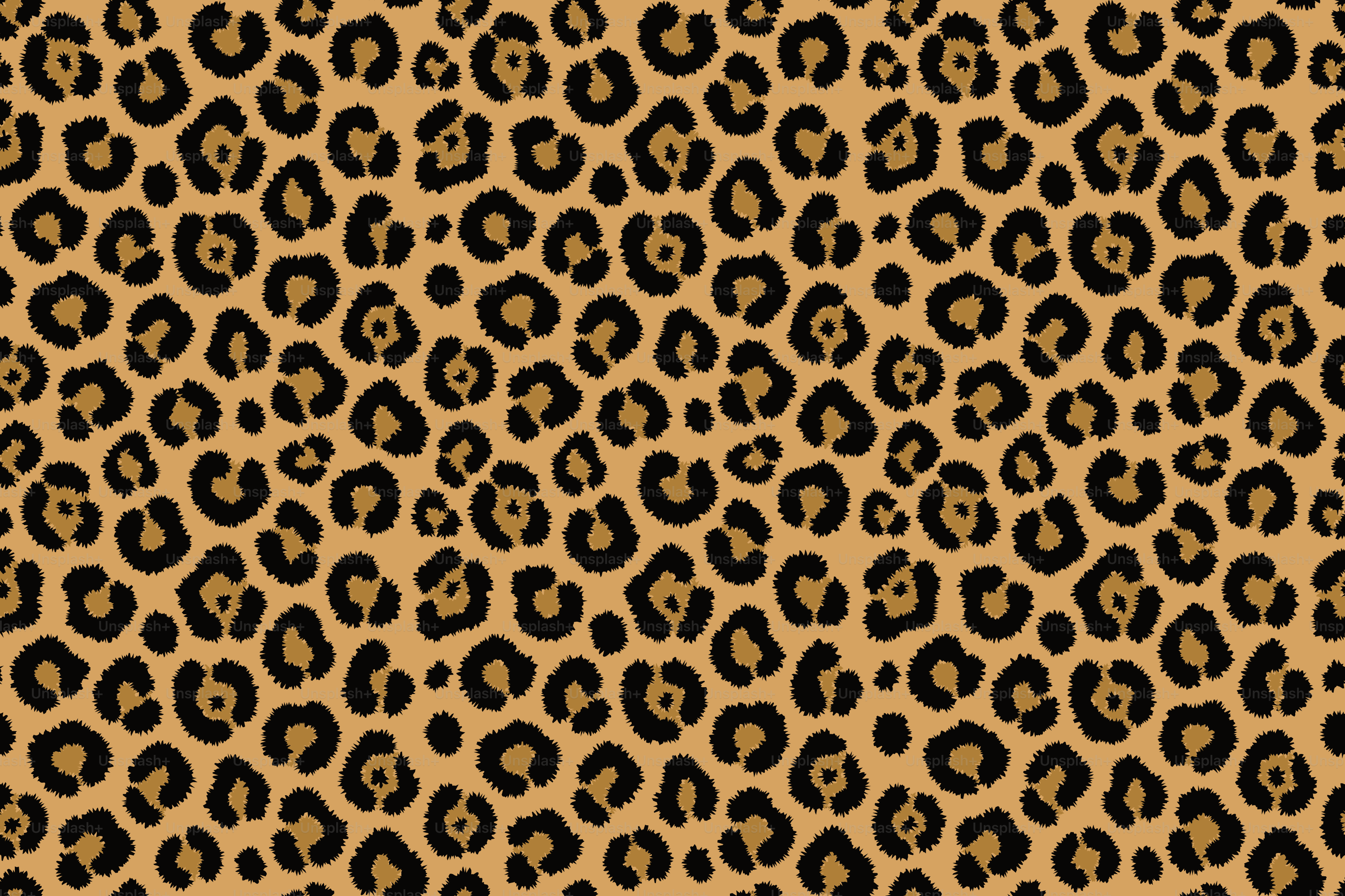 A seamless leopard print pattern background.