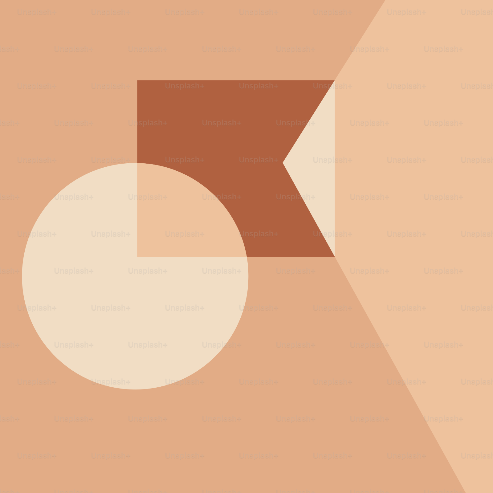 Forme geometriche si sovrappongono su uno sfondo smorzato.