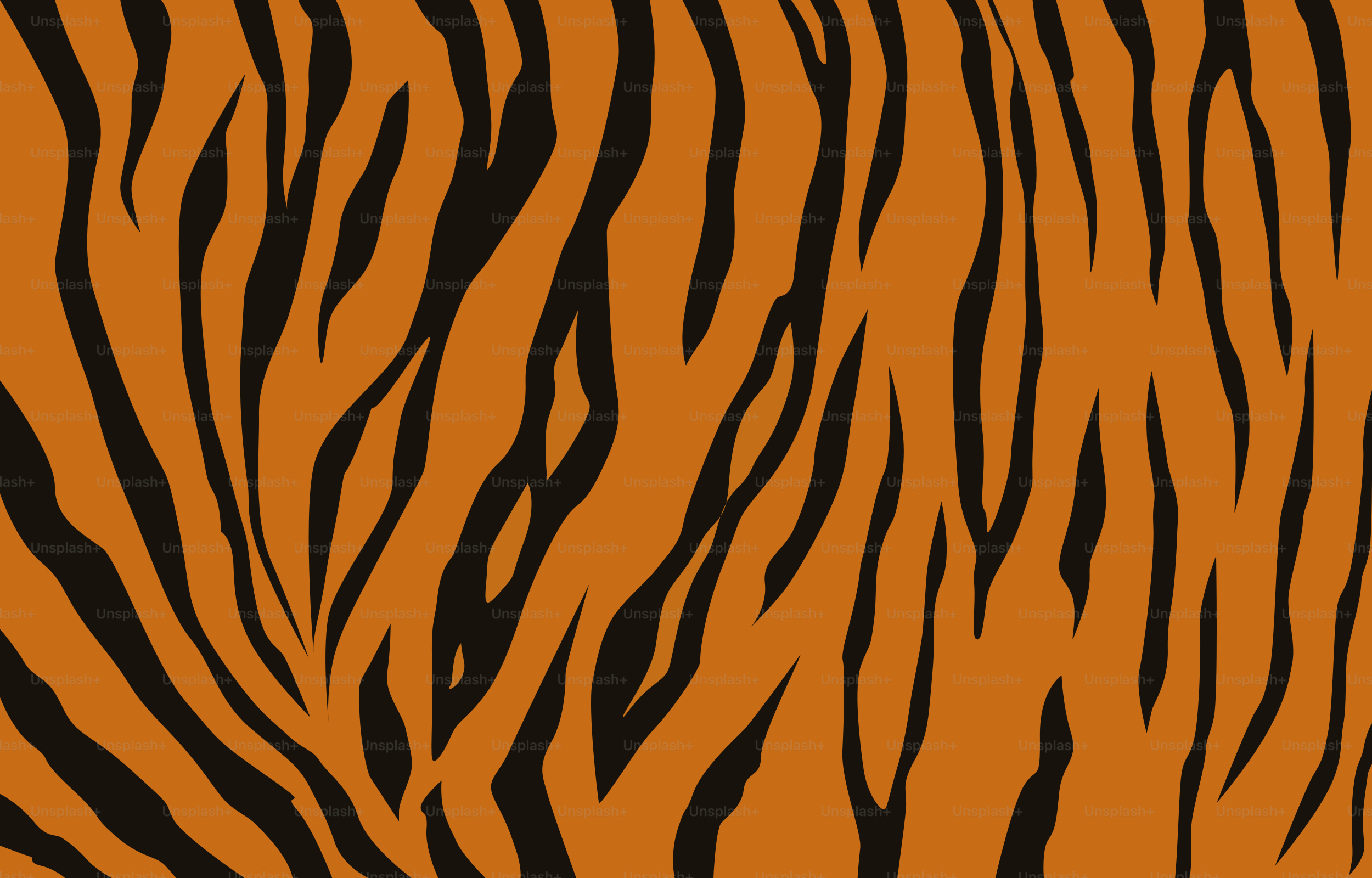 Patrón de rayas de tigre con naranja y negro