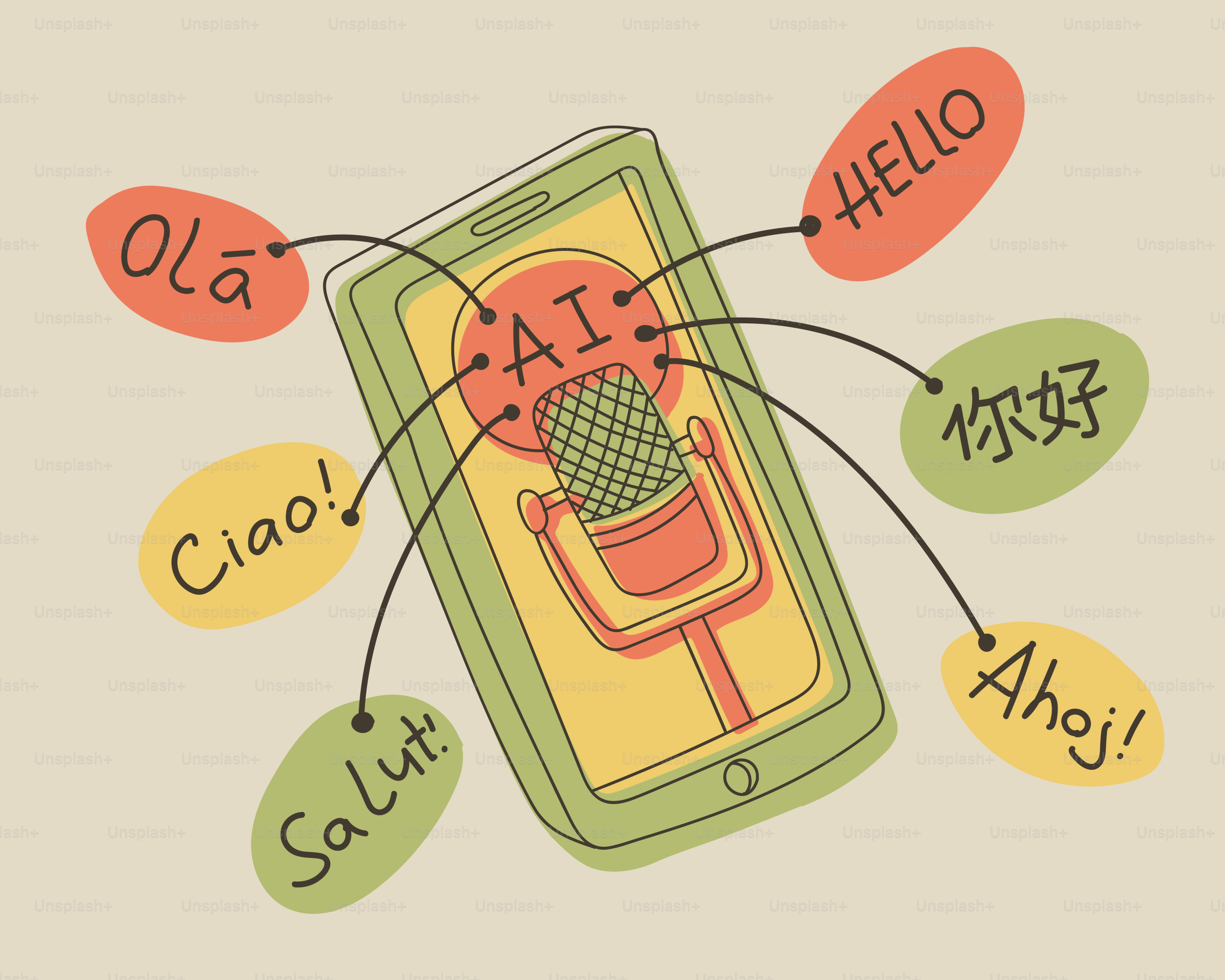 AI翻訳と多言語対応スマートフォン