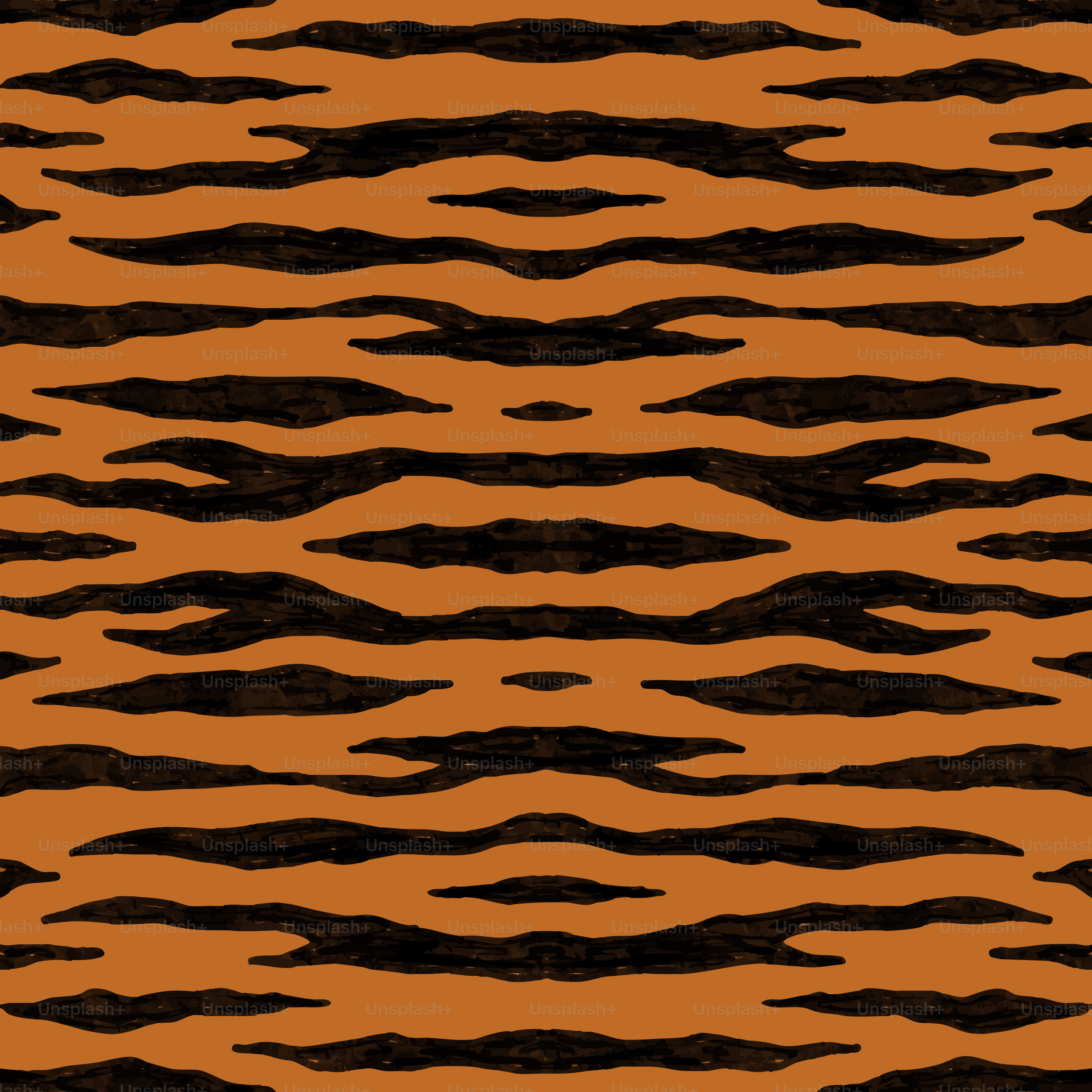 Tiger stripes pattern on orange background