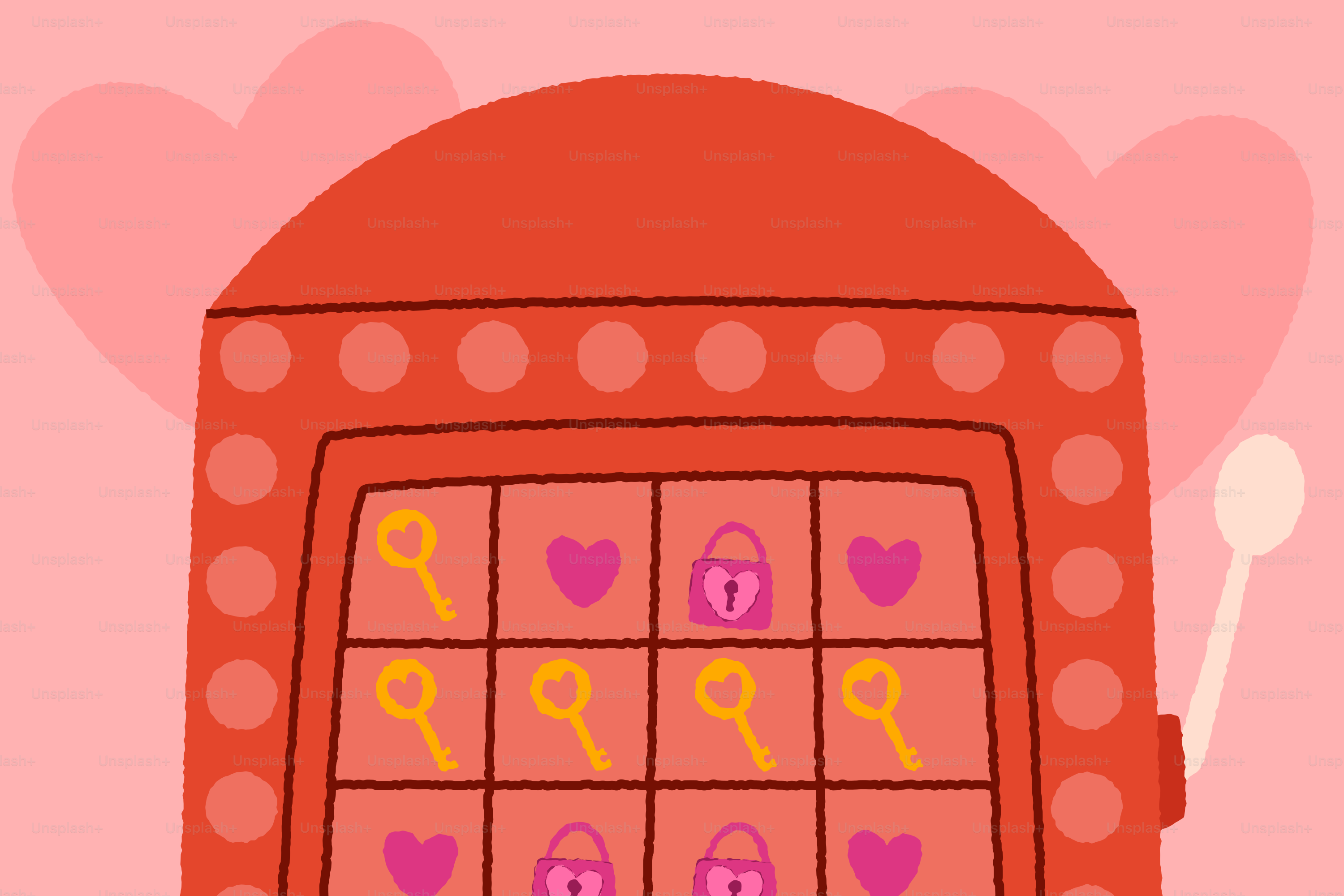 Slot machine with hearts and keys vector – Love Image on Unsplash