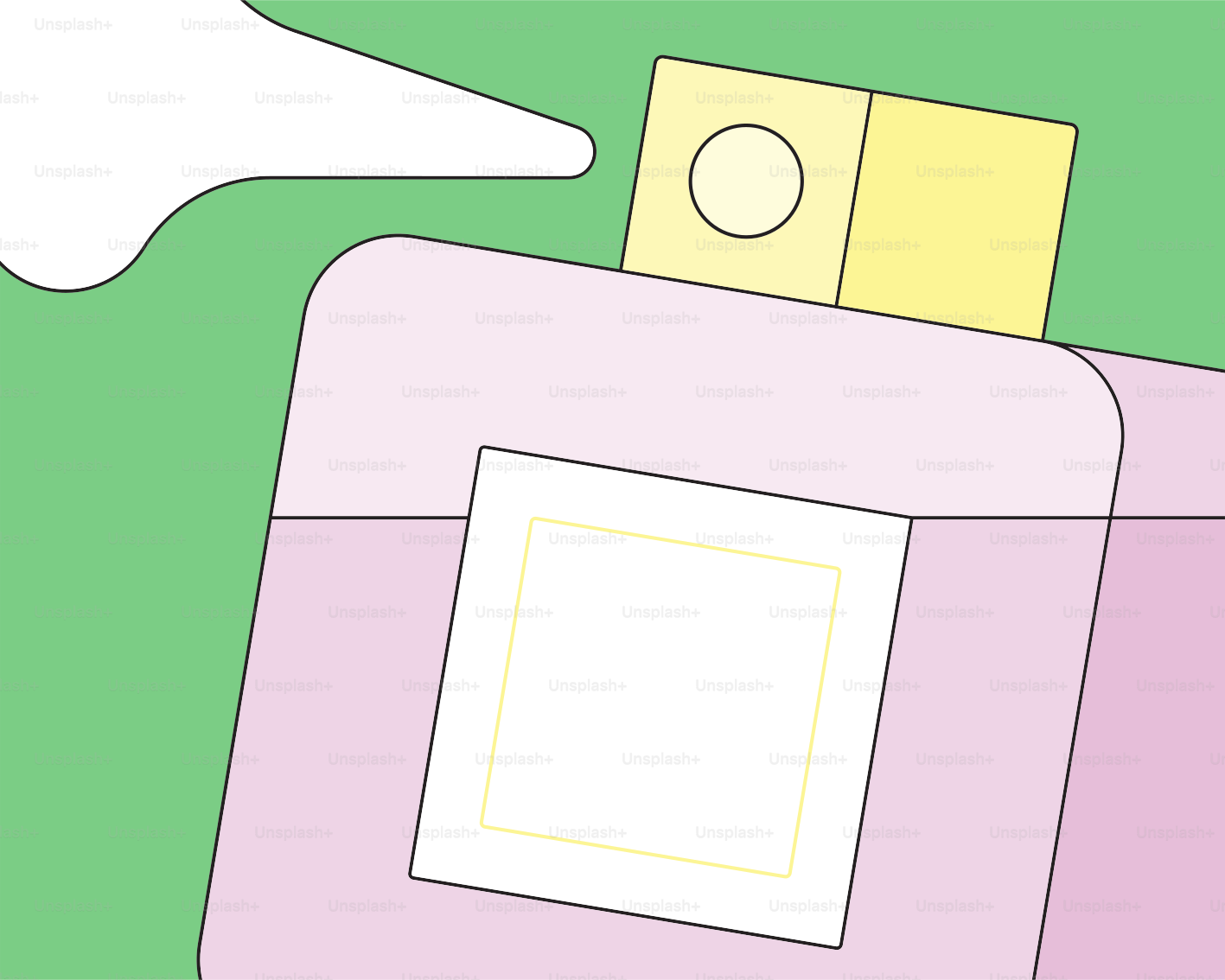 Formas geométricas abstractas en colores pastel