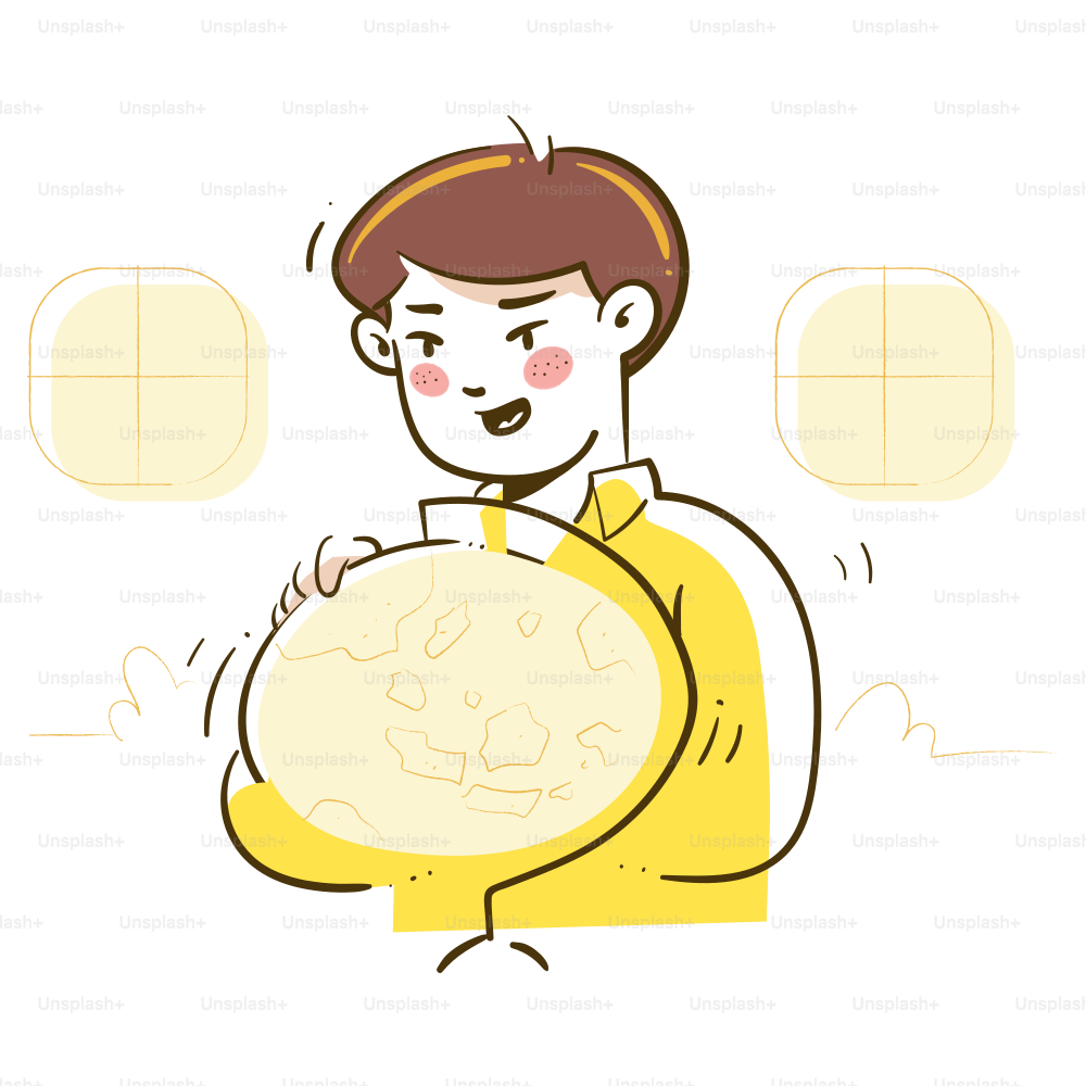 A person holding a large, round, flatbread.