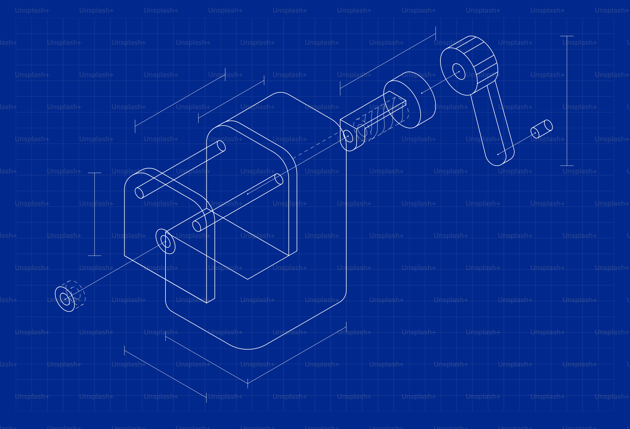 Plan d’un ensemble de taille-crayon mécanique
