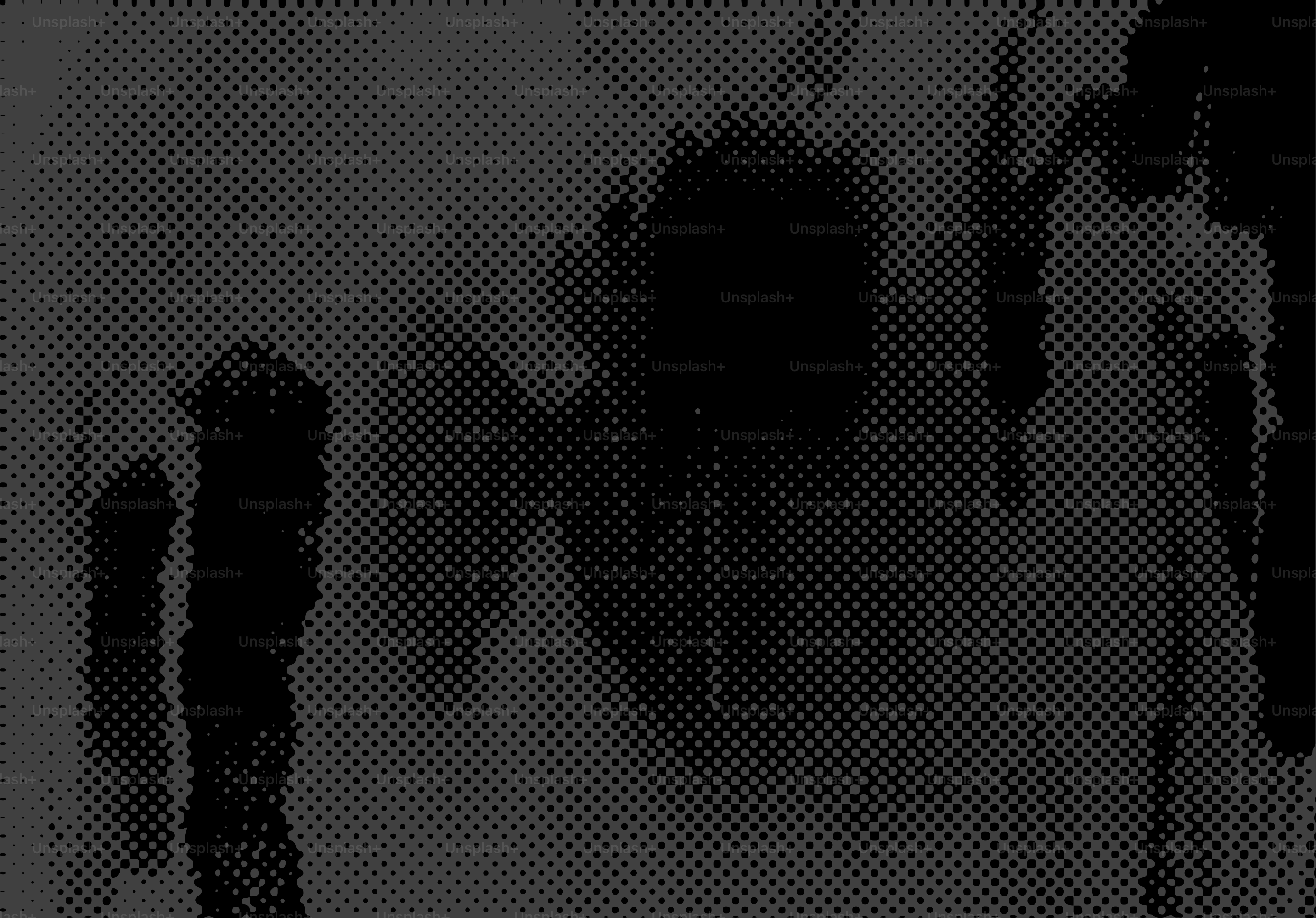 Motif abstrait en niveaux de gris avec des formes sombres