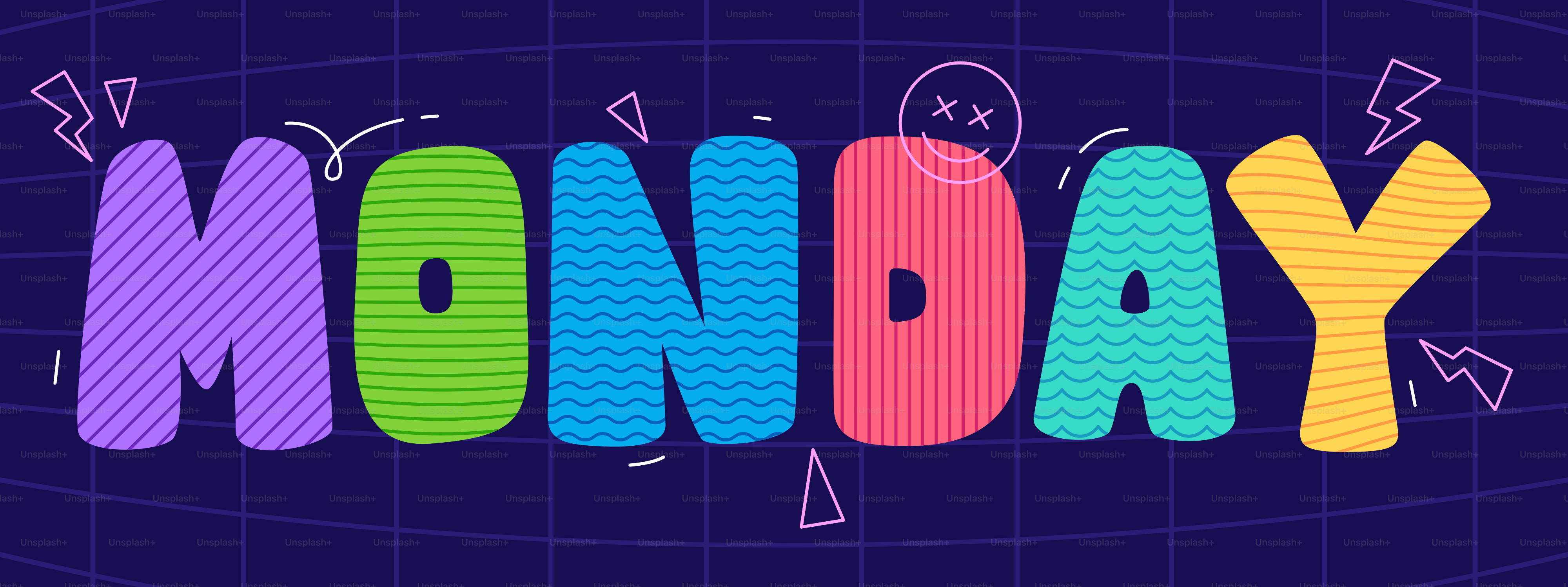 Bunter Wortmontag mit lustigen Dekorationen