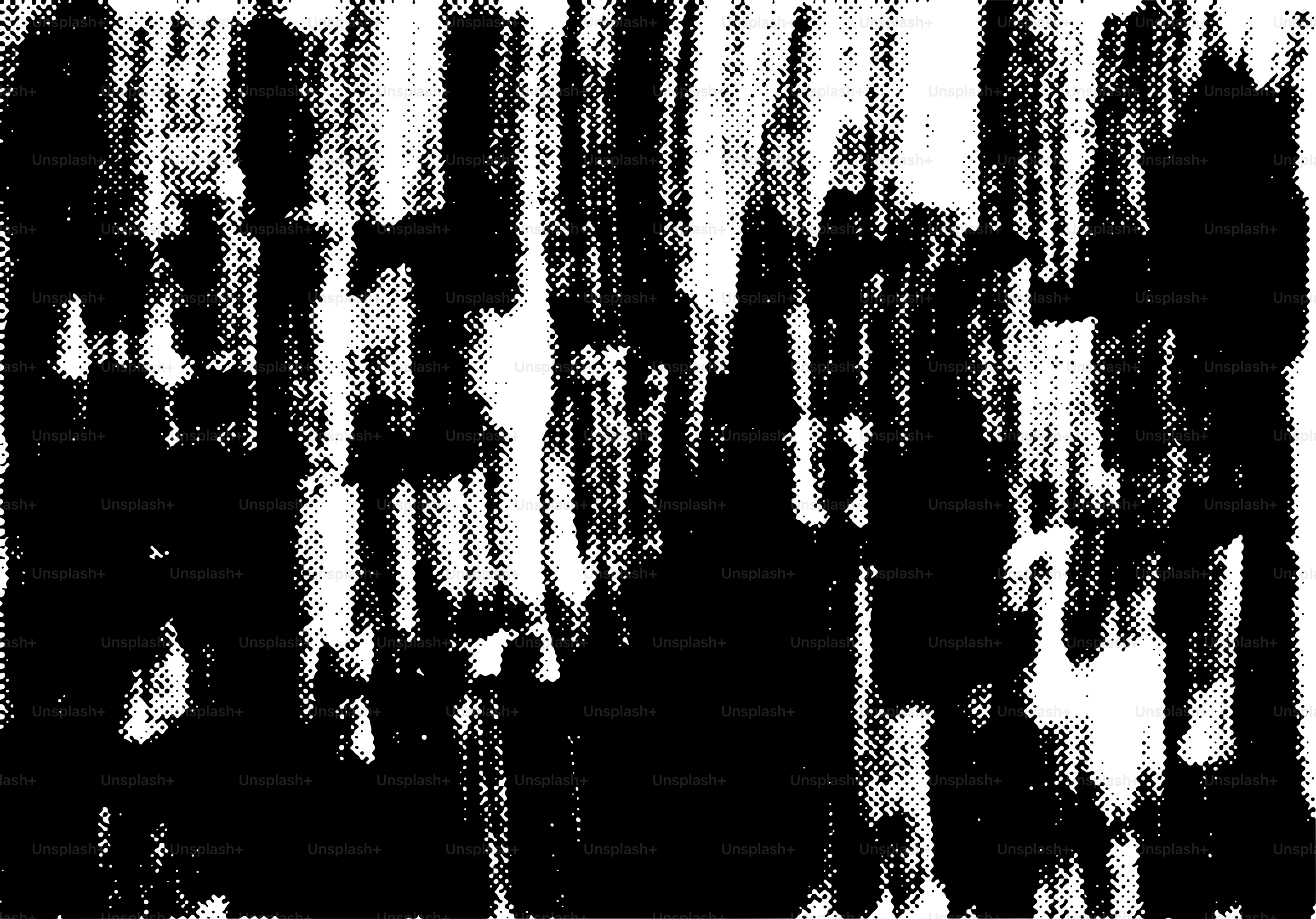 Motif abstrait de coups de pinceau noir et blanc