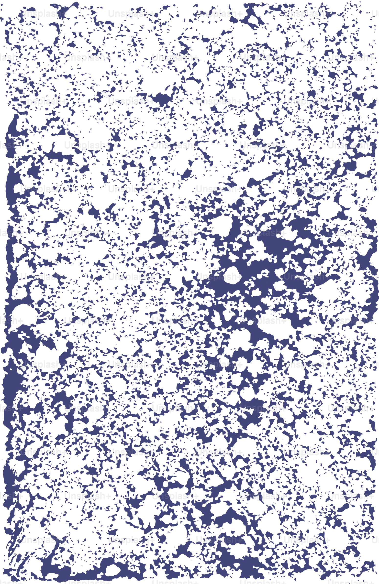 Patrón abstracto de formas azules sobre fondo blanco