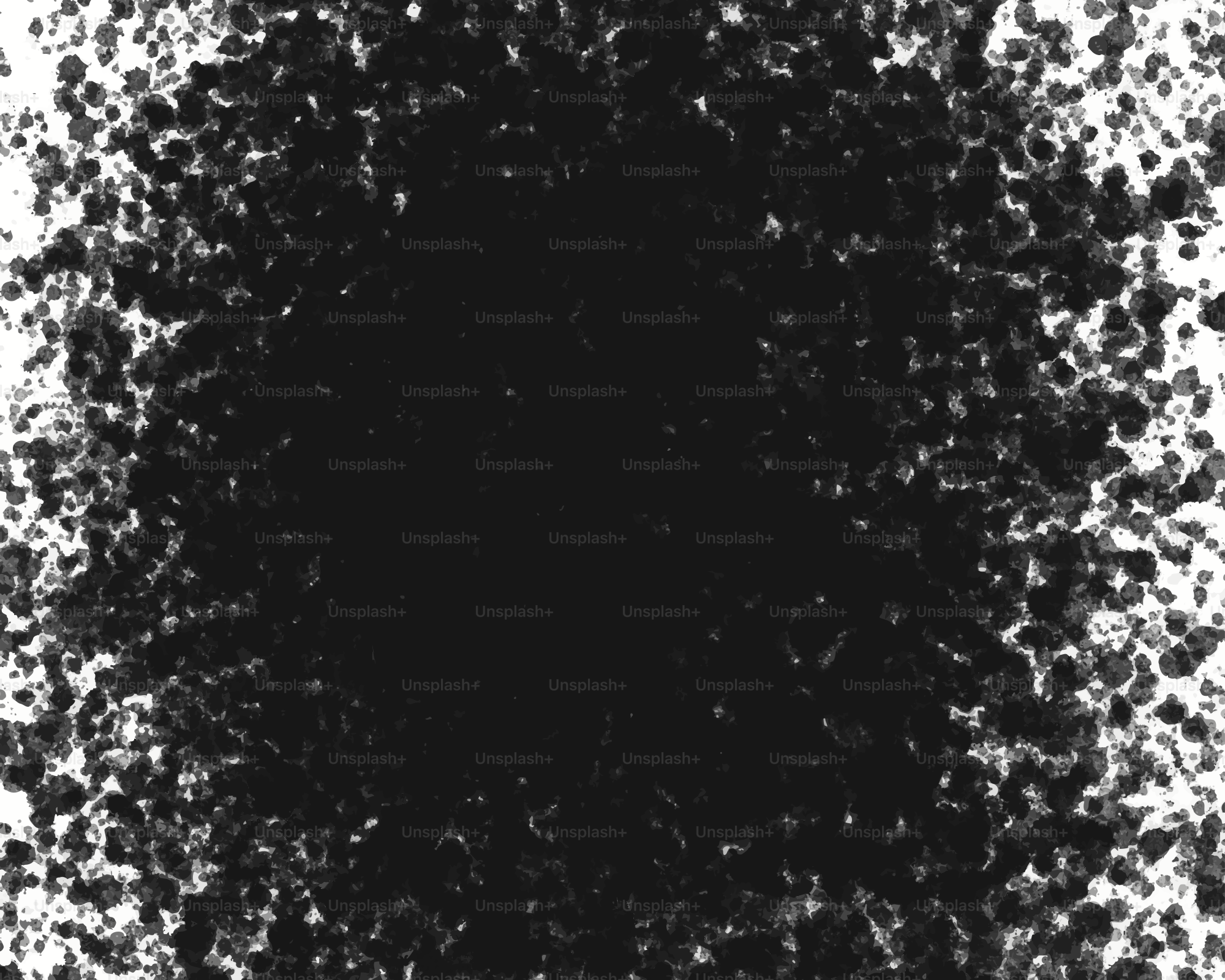 흰색 배경에 검은 잉크 튄