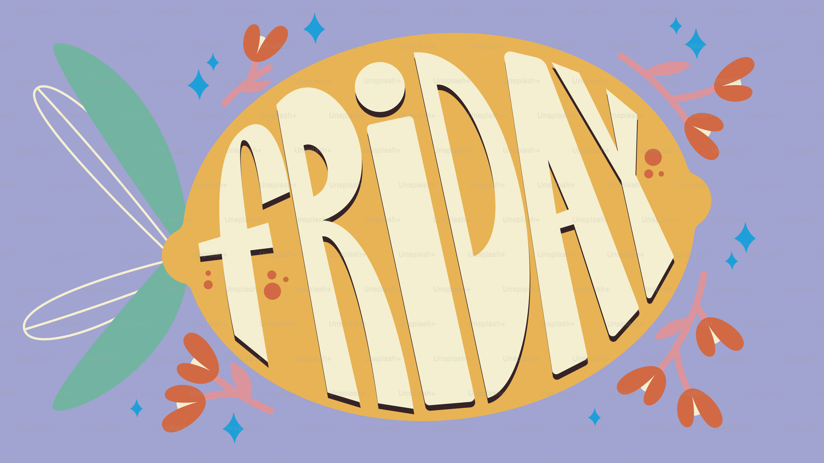 Lemon with the word friday written on it