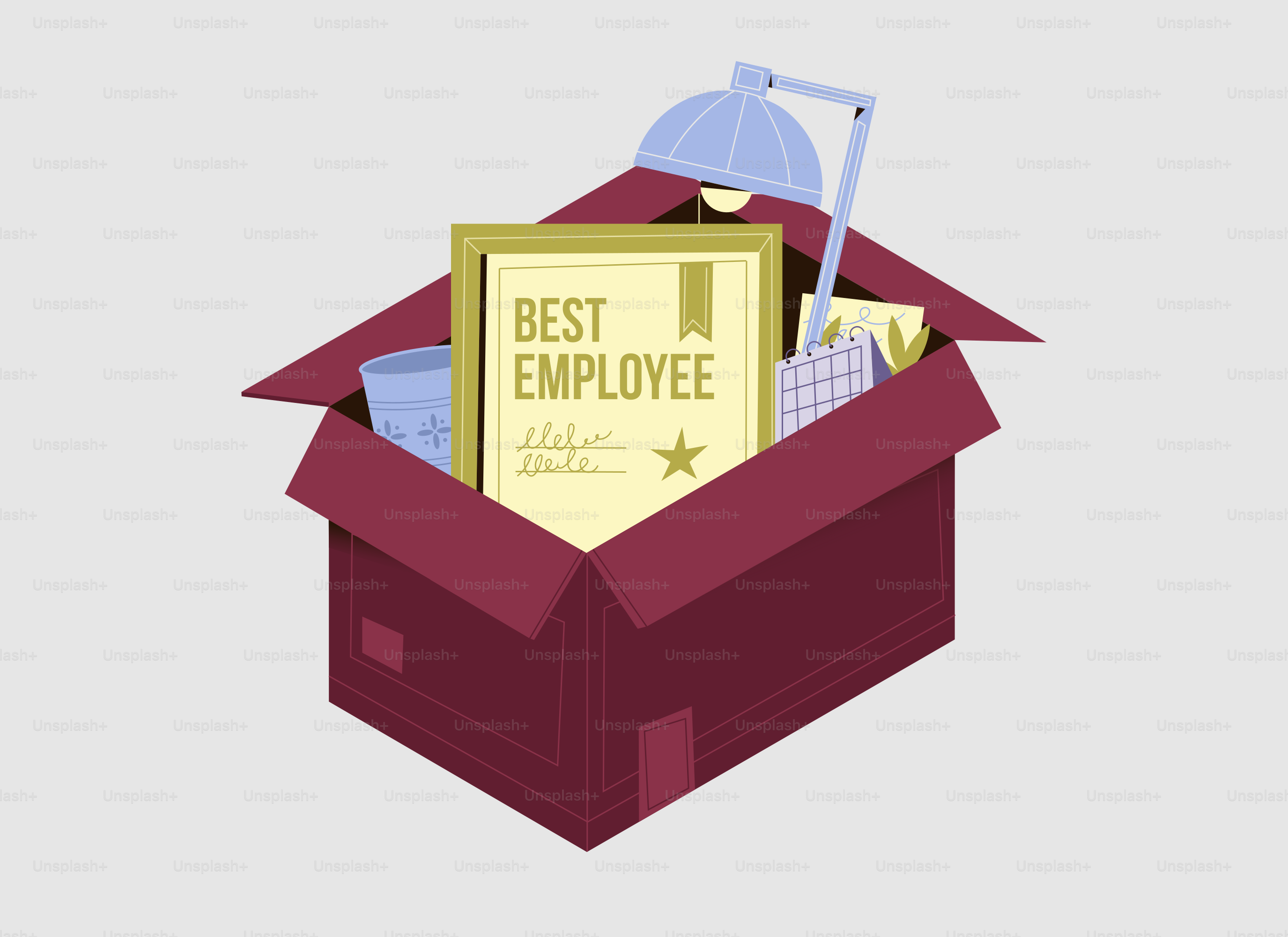 최우수 직원상 포함 박스 오브 오피스 항목