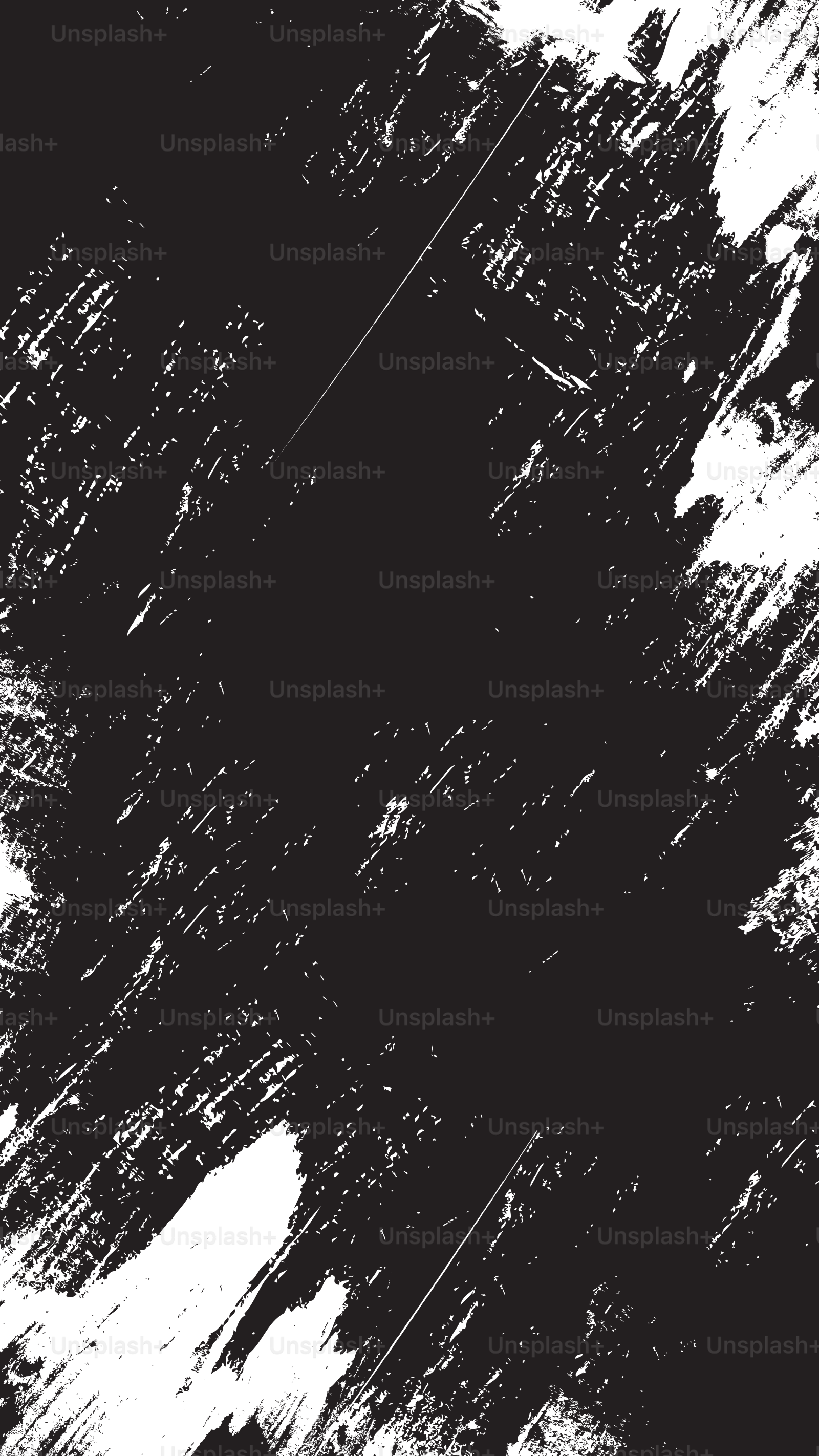 Fond texturé en noir et blanc avec des coups de pinceau abstraits