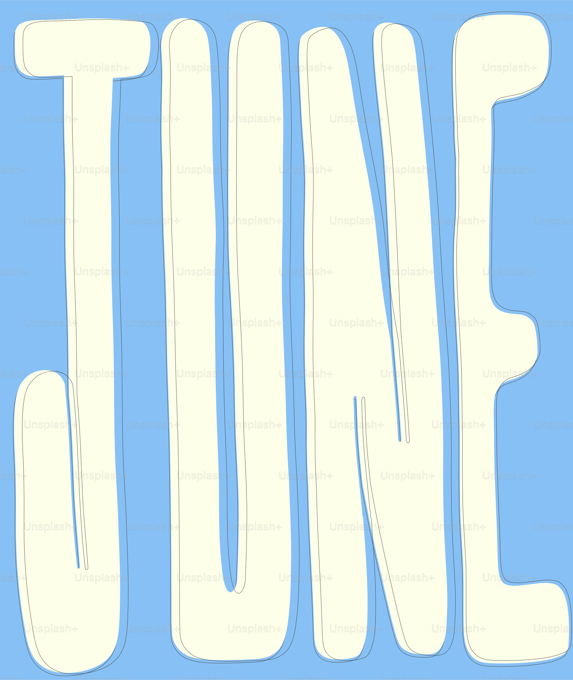 The word june in large white letters on blue background