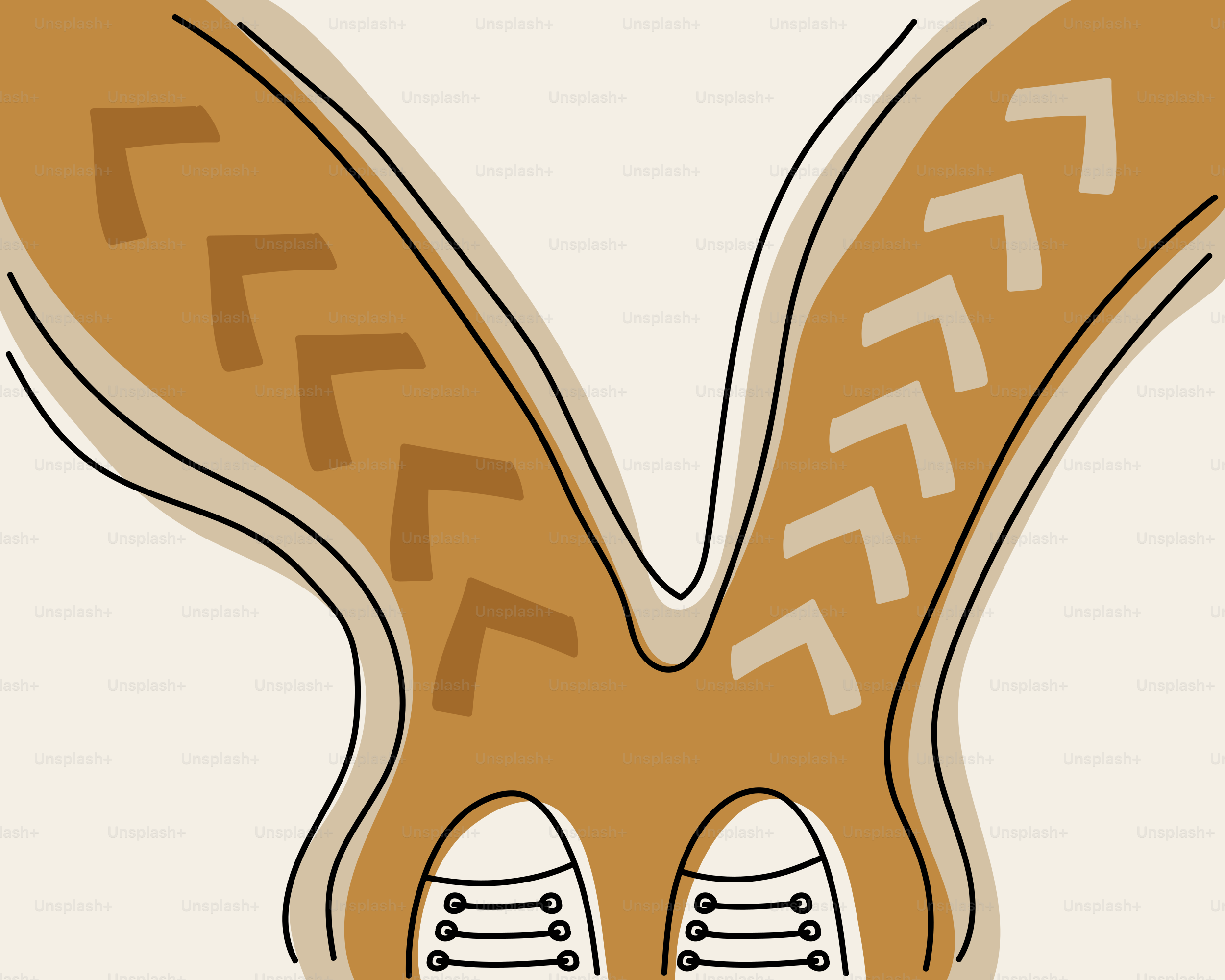 分かれ道に置かれた一足の靴。