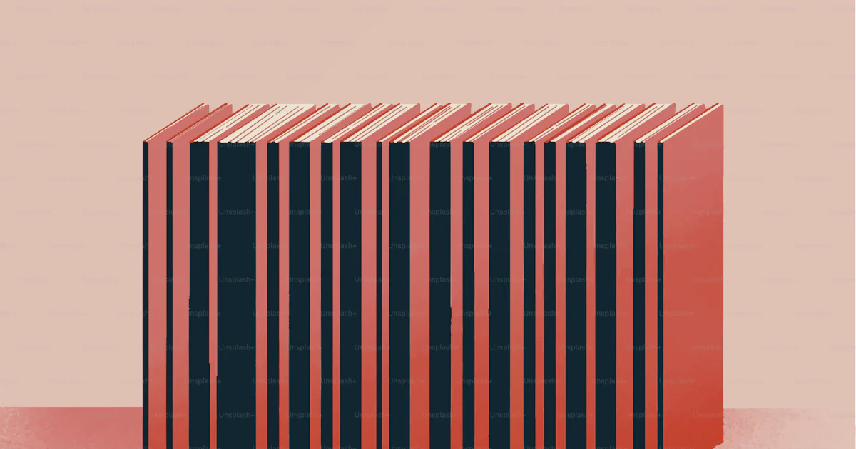 A 3D rendering of a red barcode block vector – Abstract Image on Unsplash