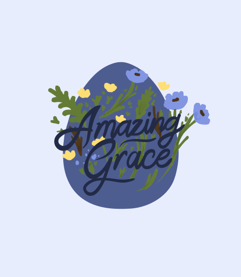 Huevo de Pascua con "increíble gracia" y diseño floral.