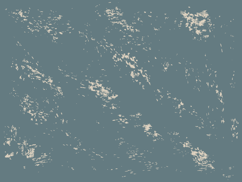 Texturierter blauer Hintergrund mit weißen Sprenkeln.