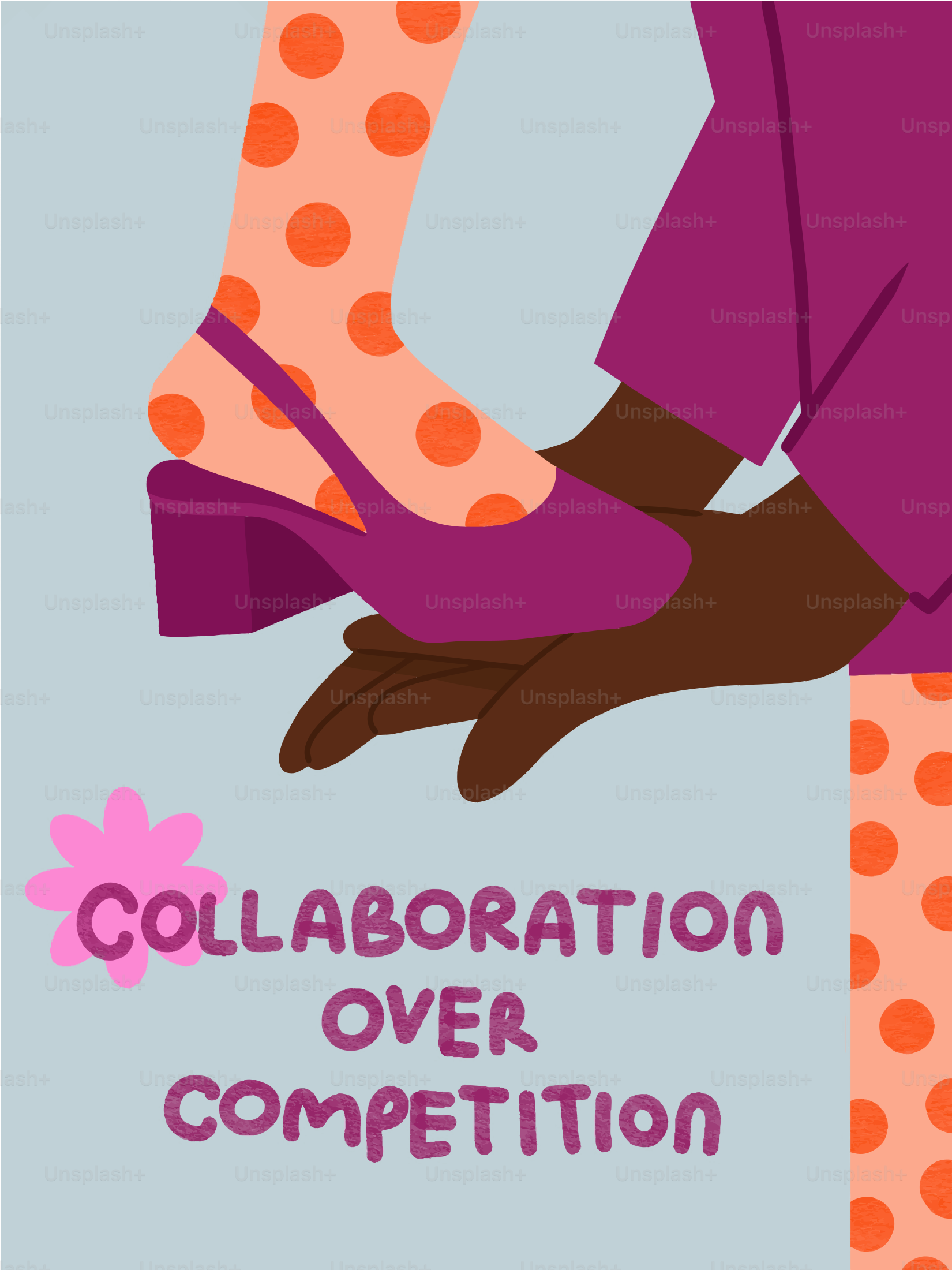 Collaborazione tramite testo di competizione con mani diverse.