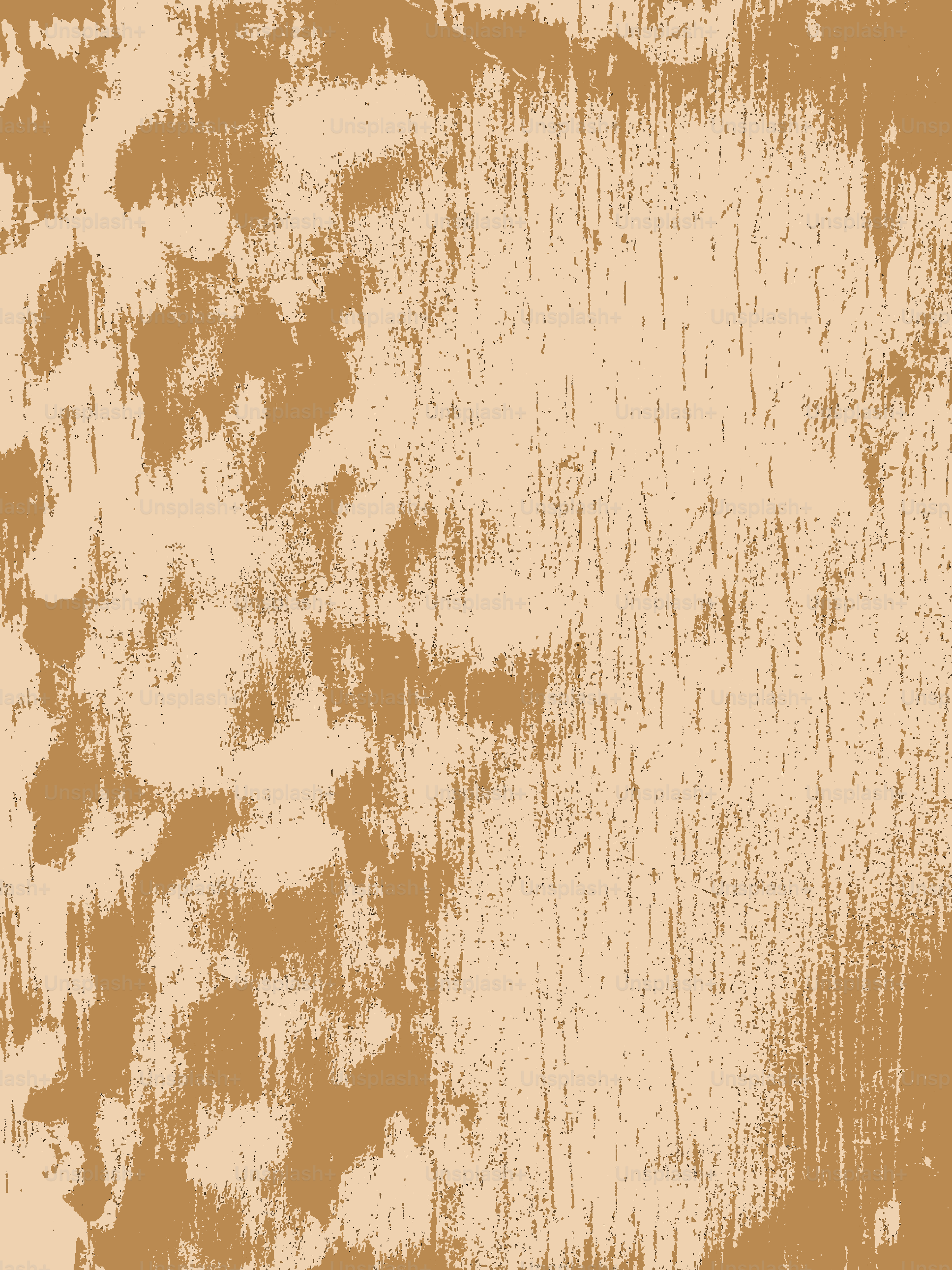 Textured surface with distressed brown and beige abstract pattern
