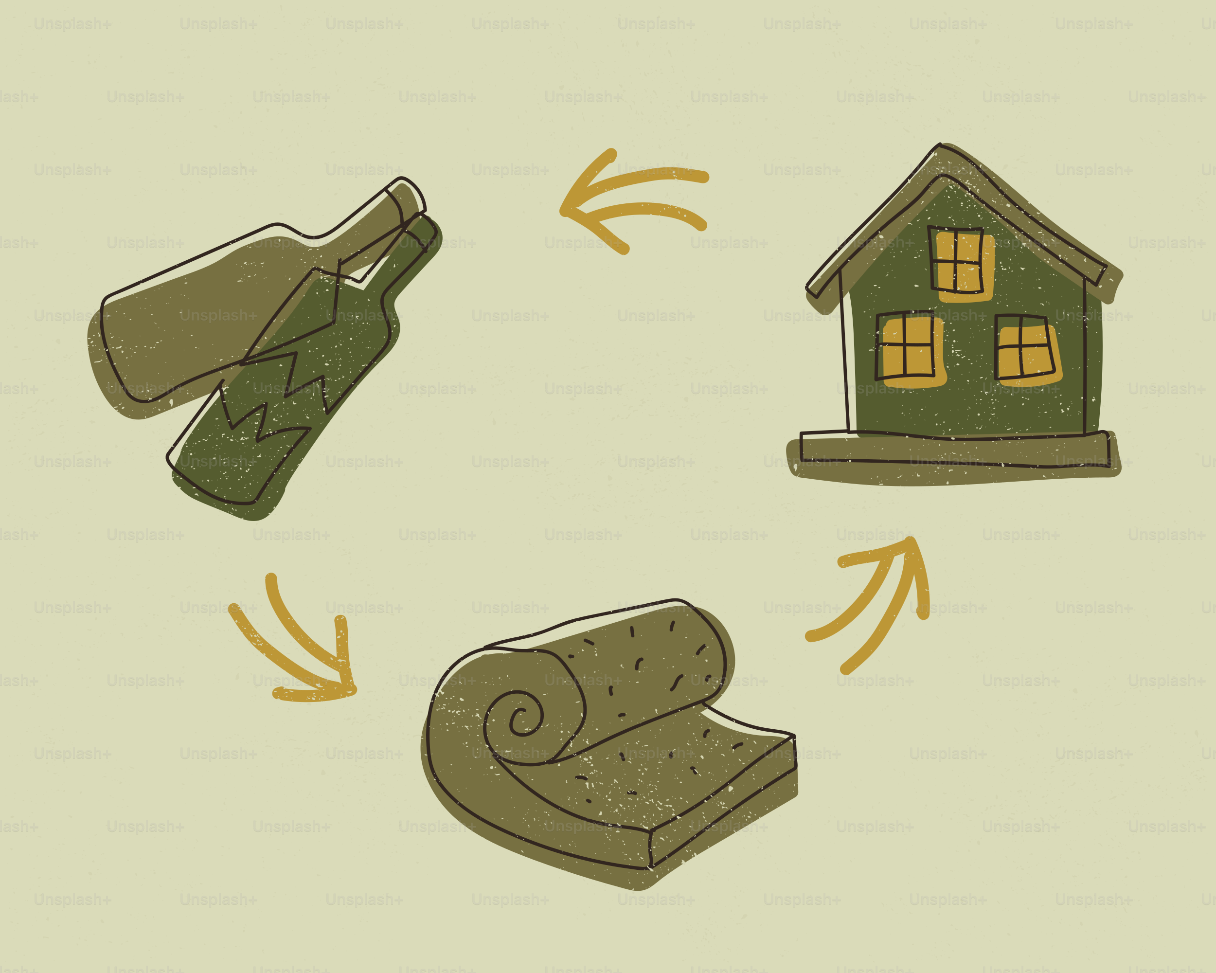 Recycling glass bottles into building insulation