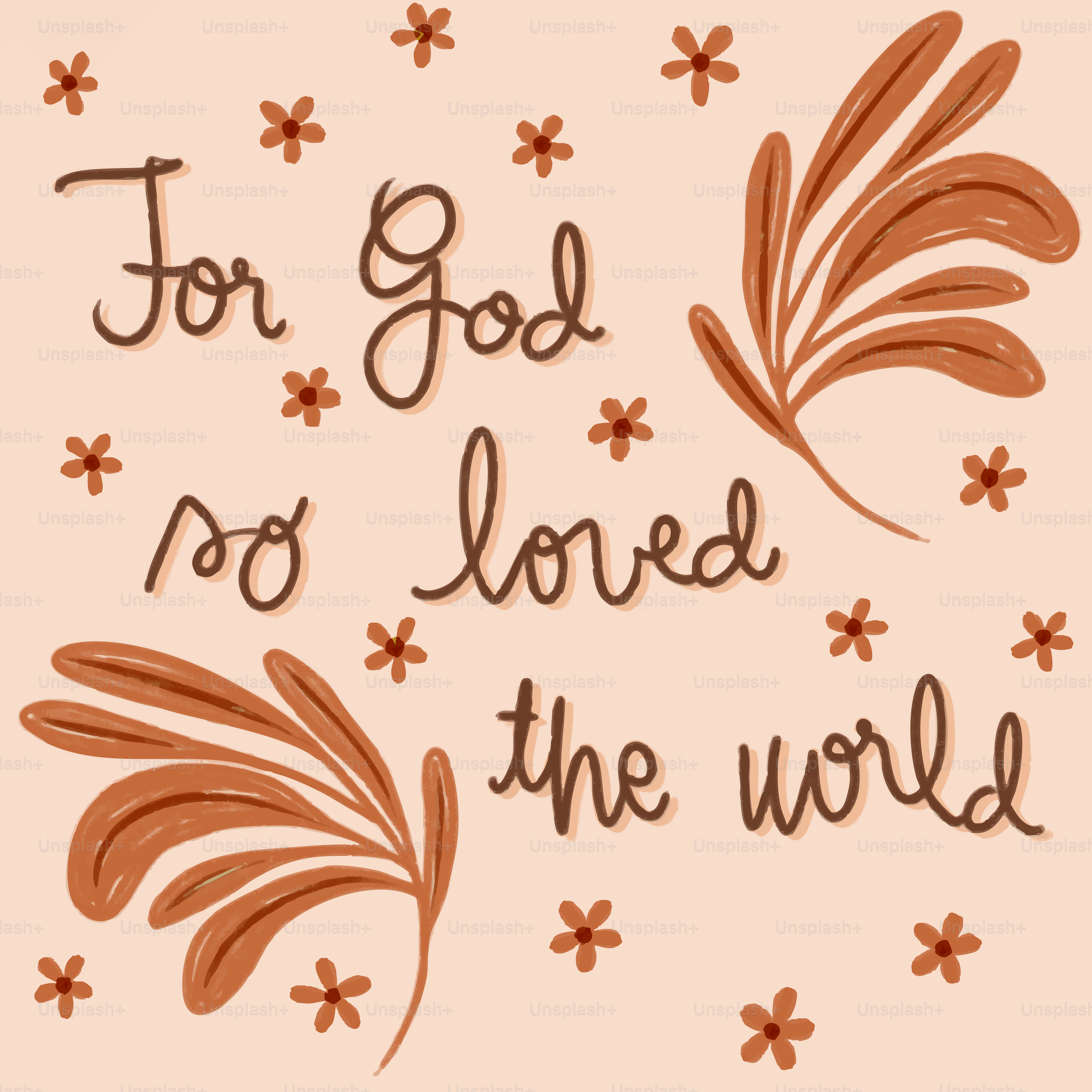 For god so loved the world
