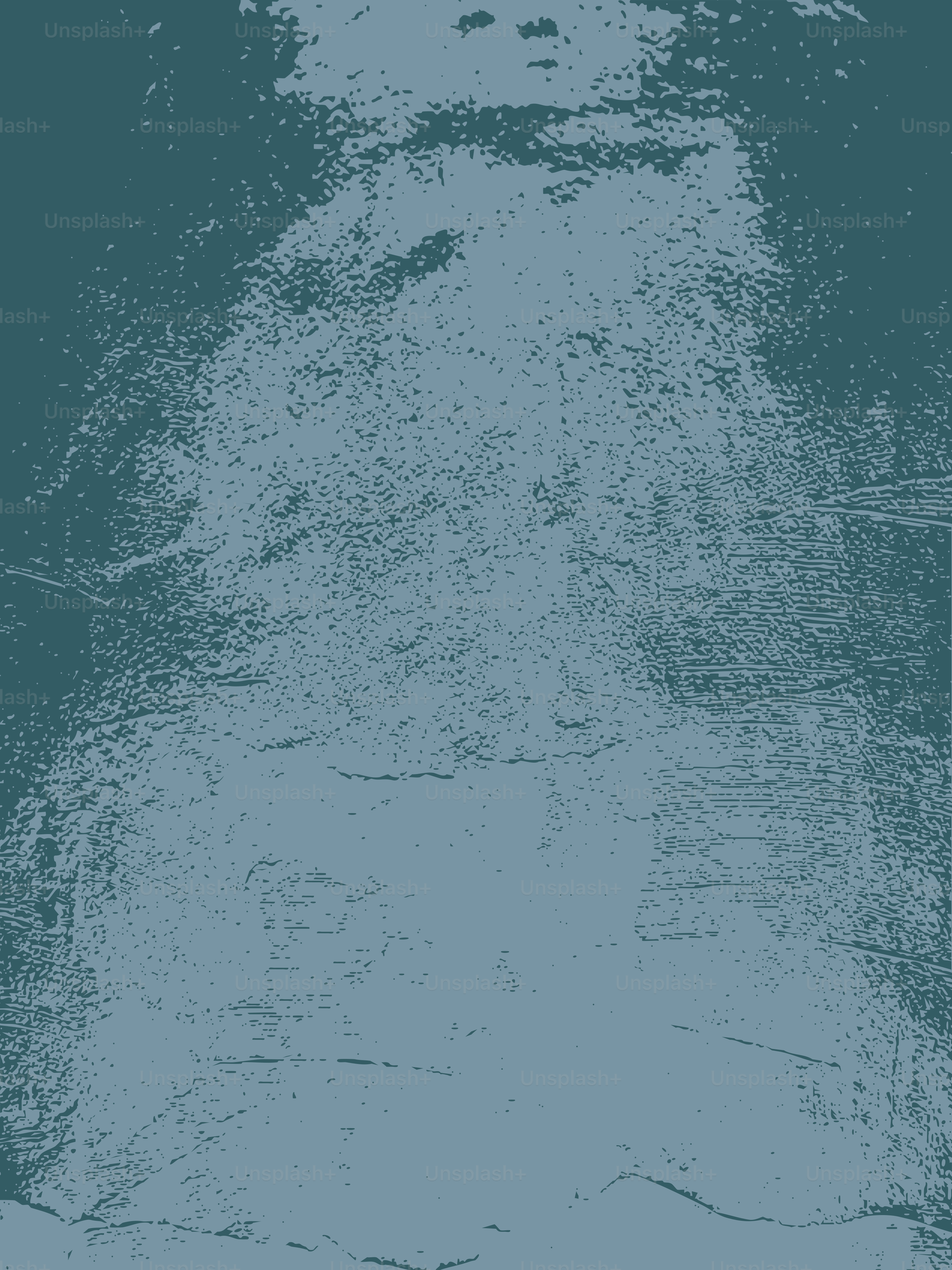 Abstract textured background in muted blue tones