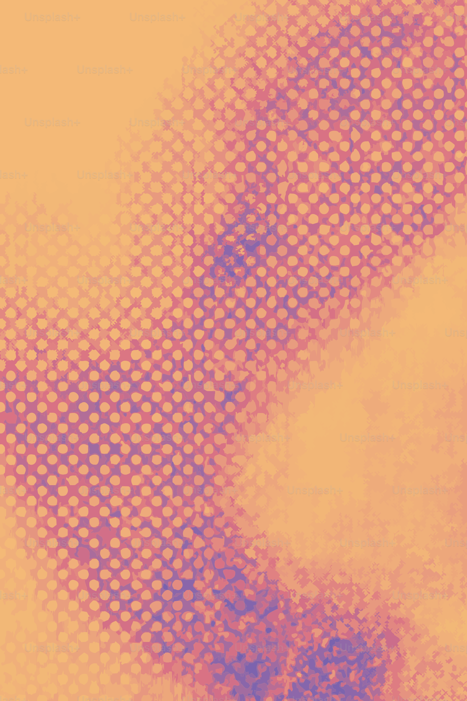 Abstraktes Muster aus Punkten und sanften Farben