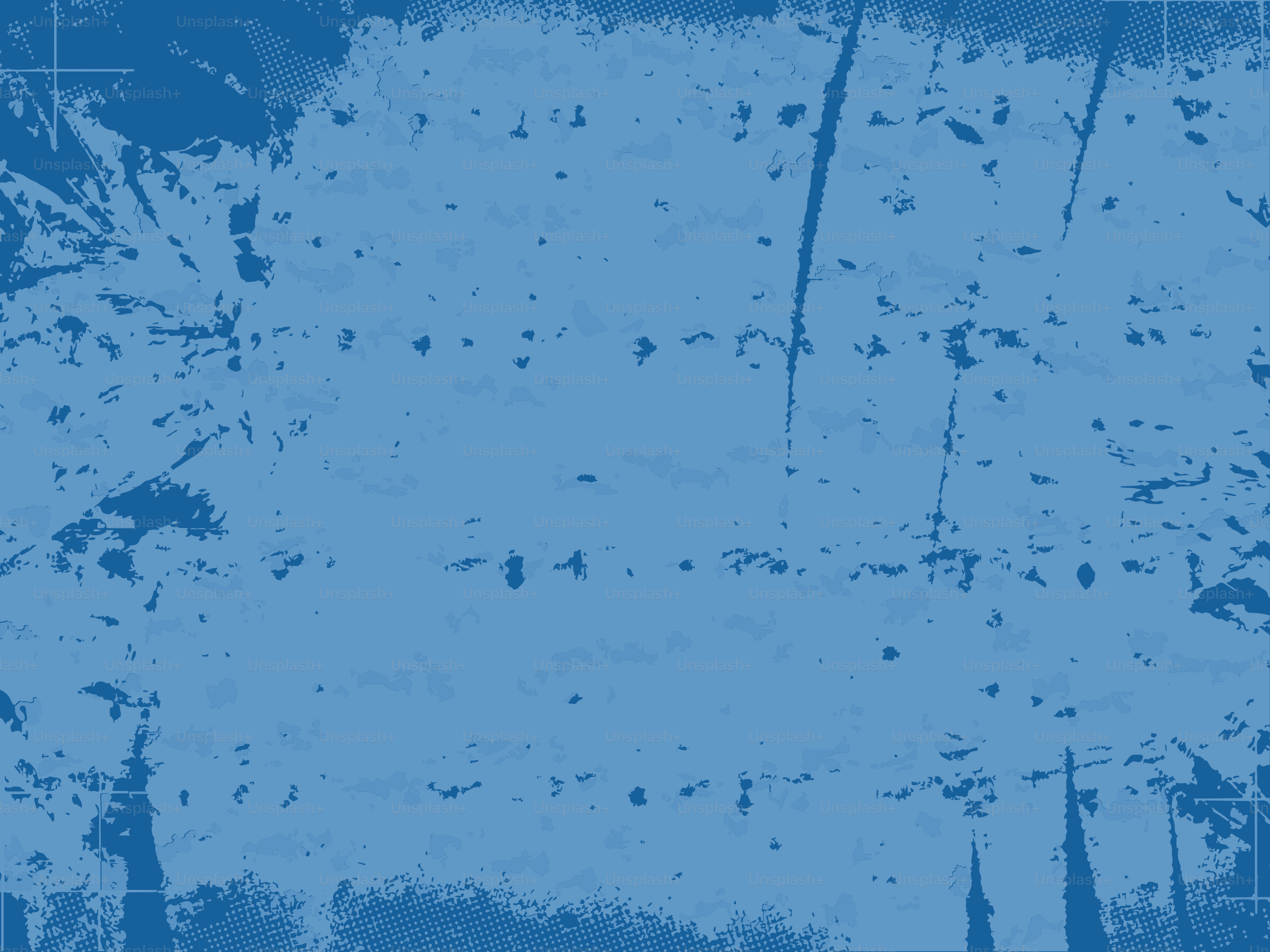 Un fondo azul desgastado con texturas grunge.