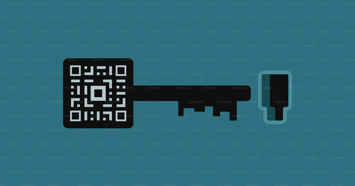 Qrc Key A key with a qr code on its head. vector – Technology Image on Unsplash