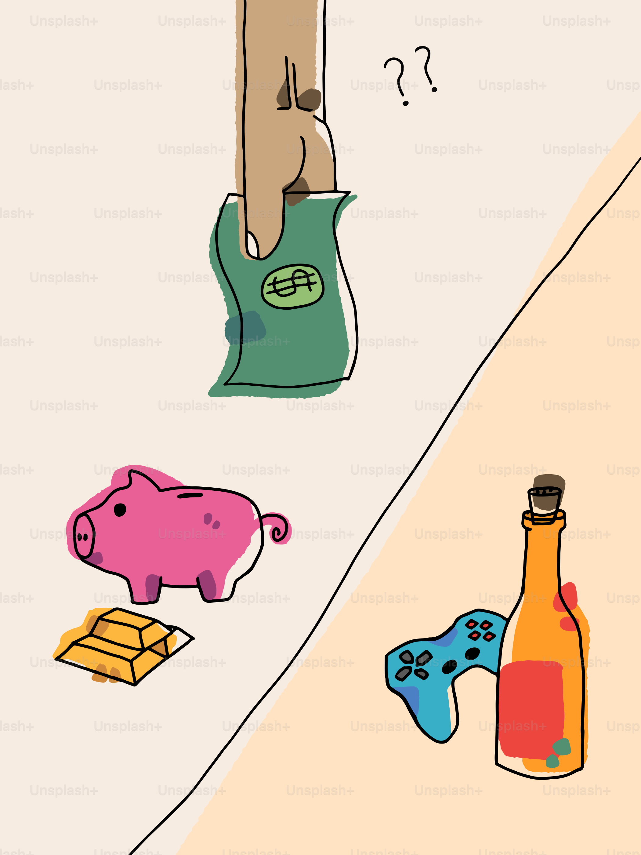 Tenir l’argent par la main plutôt que les choix d’épargne et de dépenses