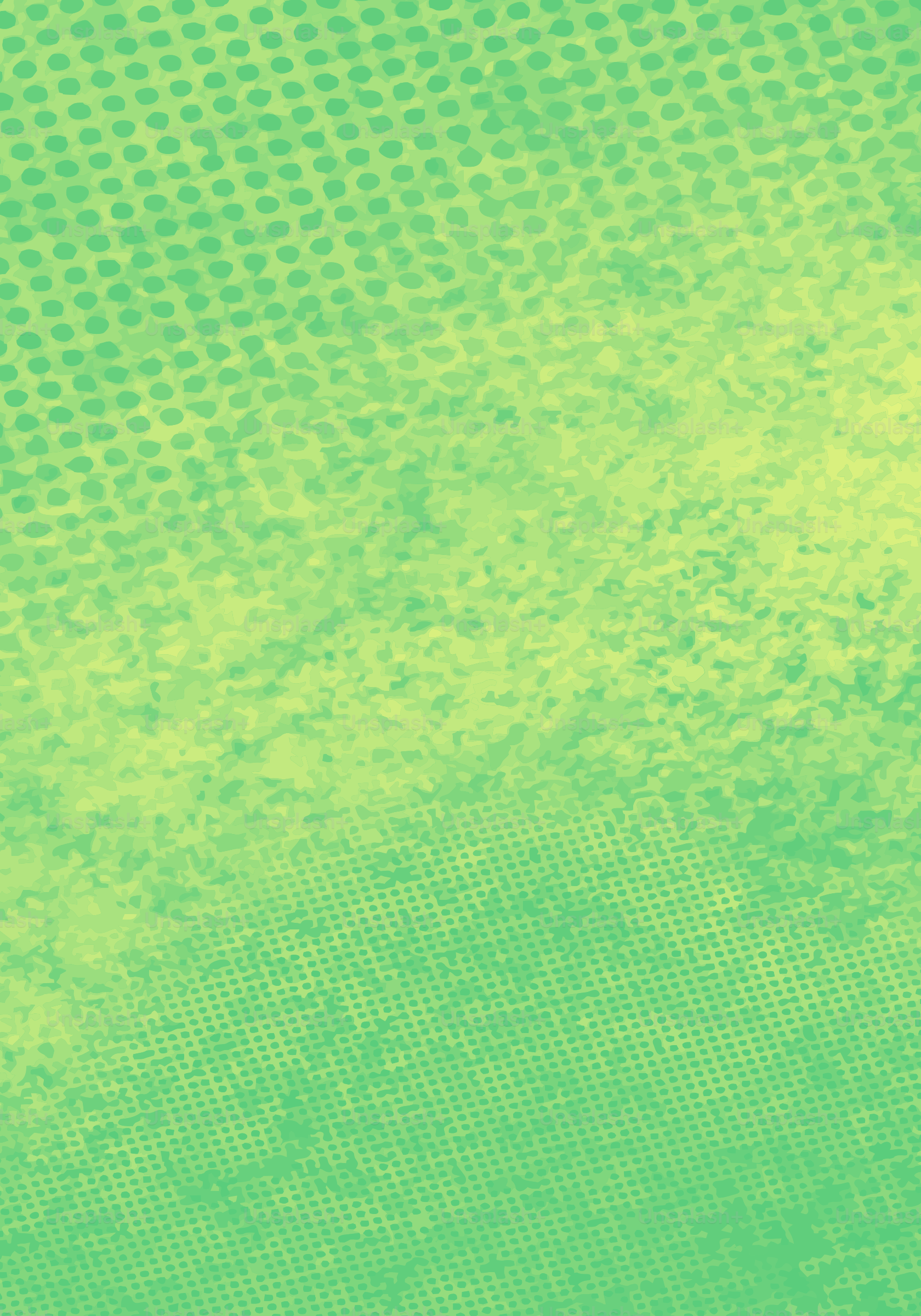 Sfondo astratto con texture verde e gialla con puntini.