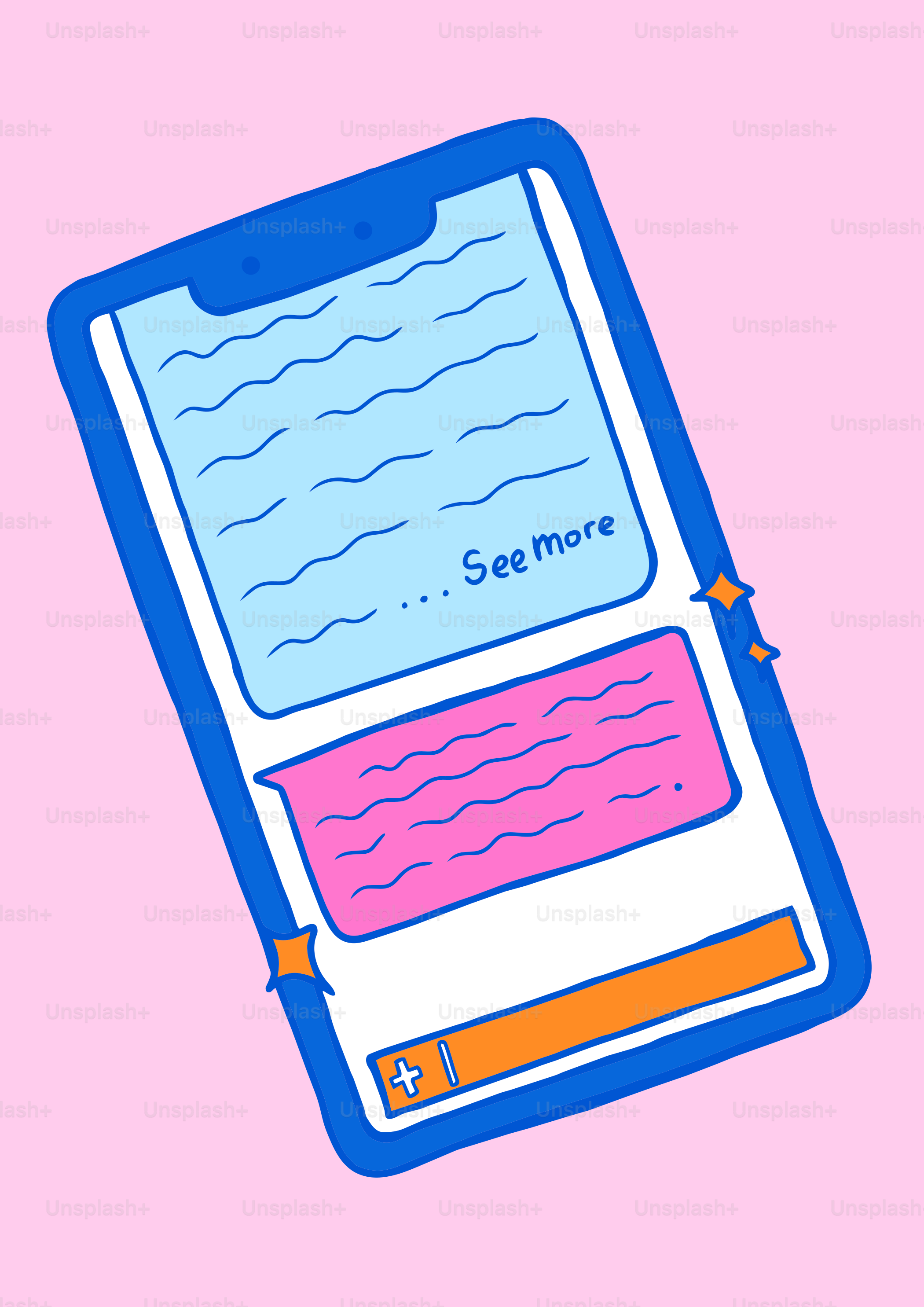 スマートフォンの画面でメッセージやテキストが表示されています。