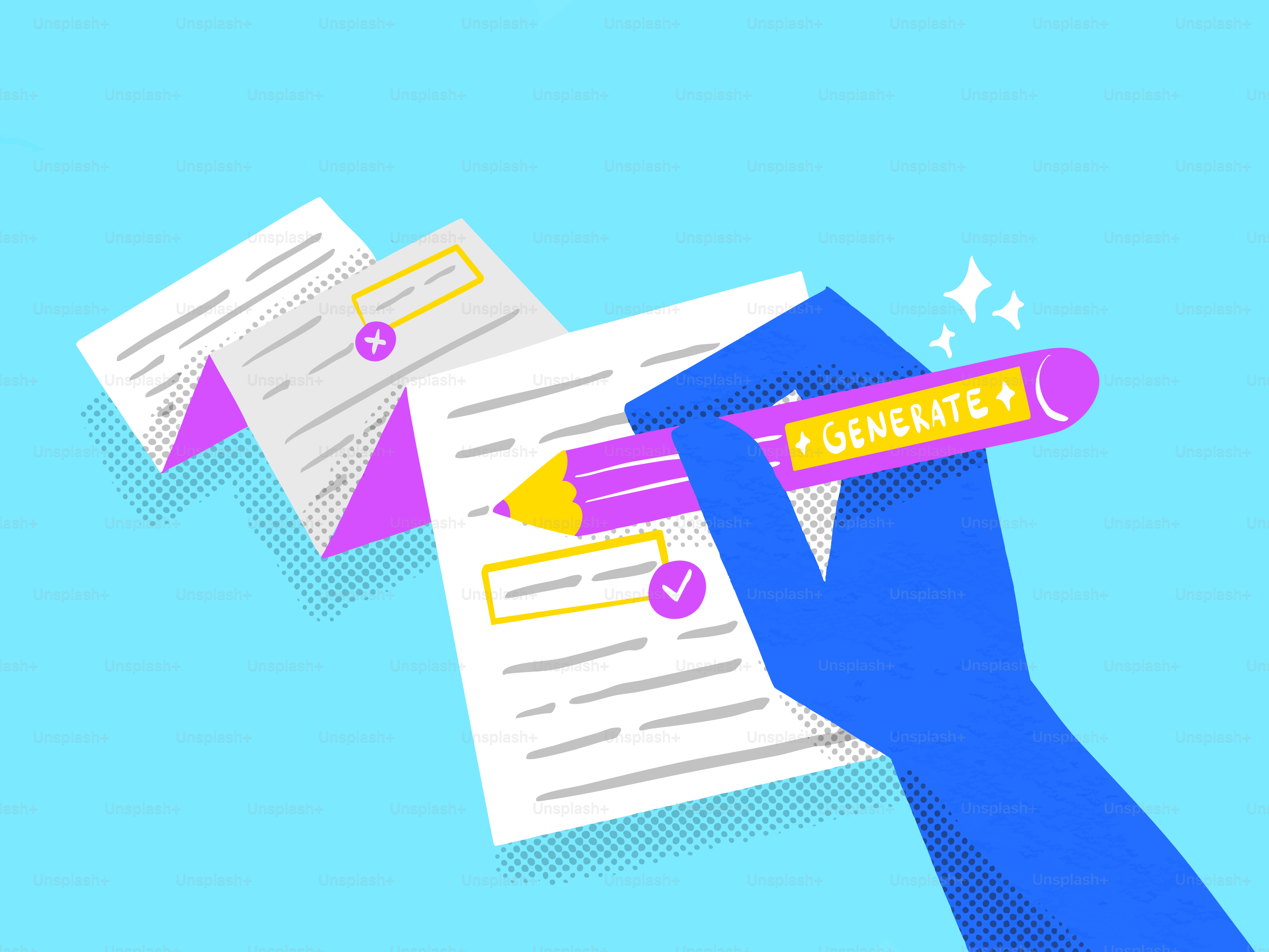 Tulisan tangan di atas kertas dengan pensil