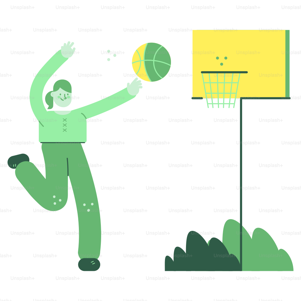 Personne jouant au basket près d’un panier