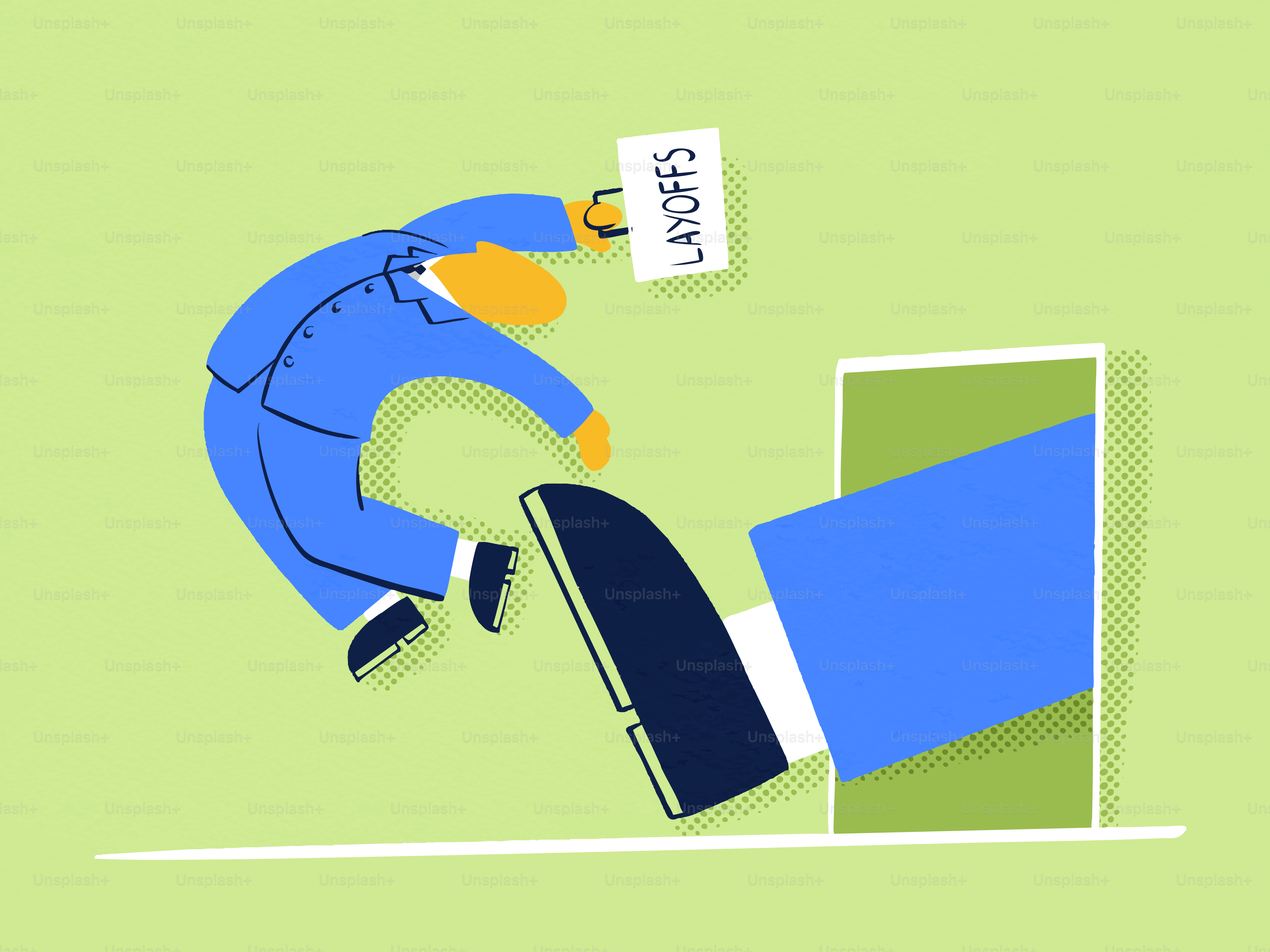 Uomo espulso dall'incarico con preavviso di licenziamento