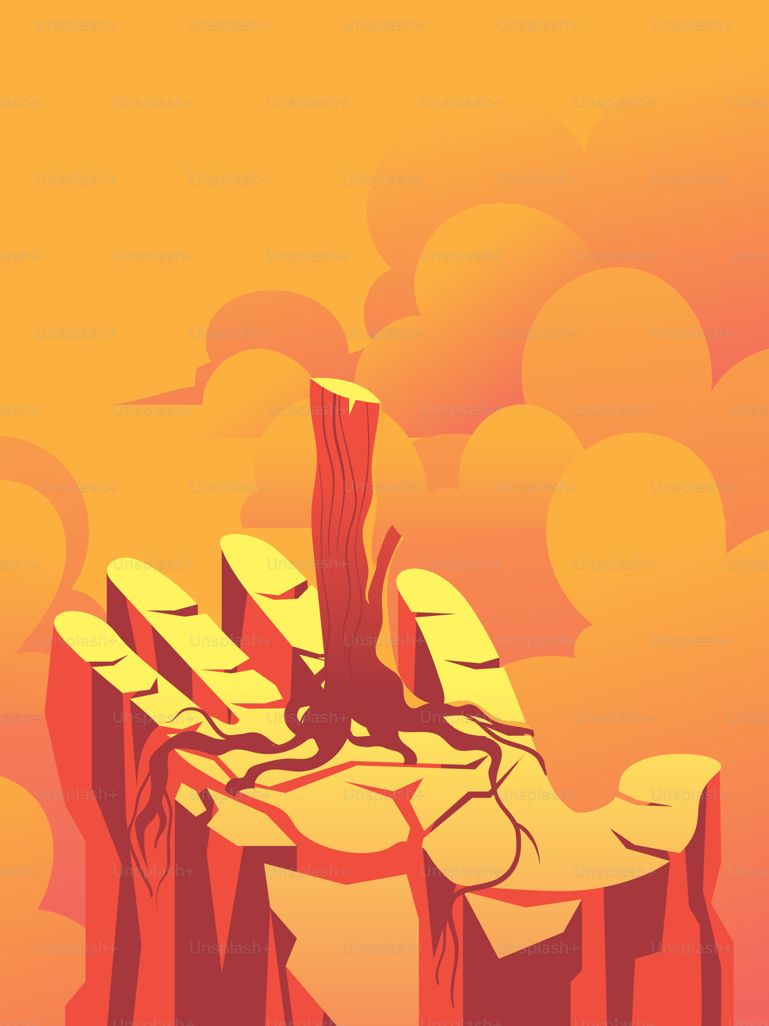 Une main avec un arbre qui pousse dessus