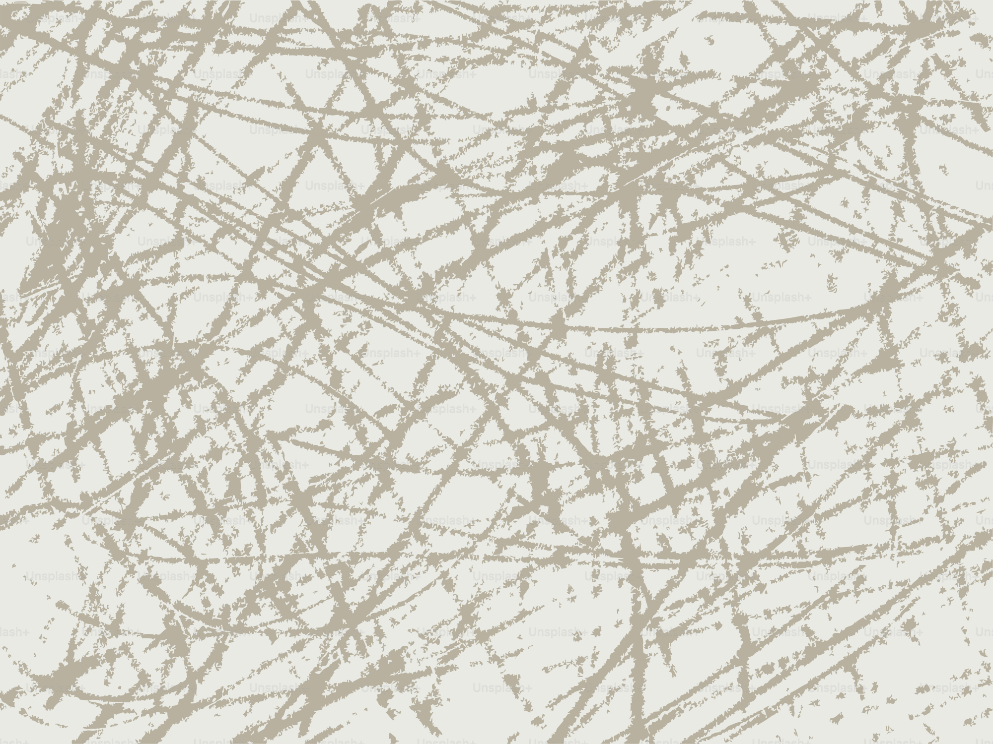 Patrón abstracto de arañazos marrón claro sobre fondo blanco roto